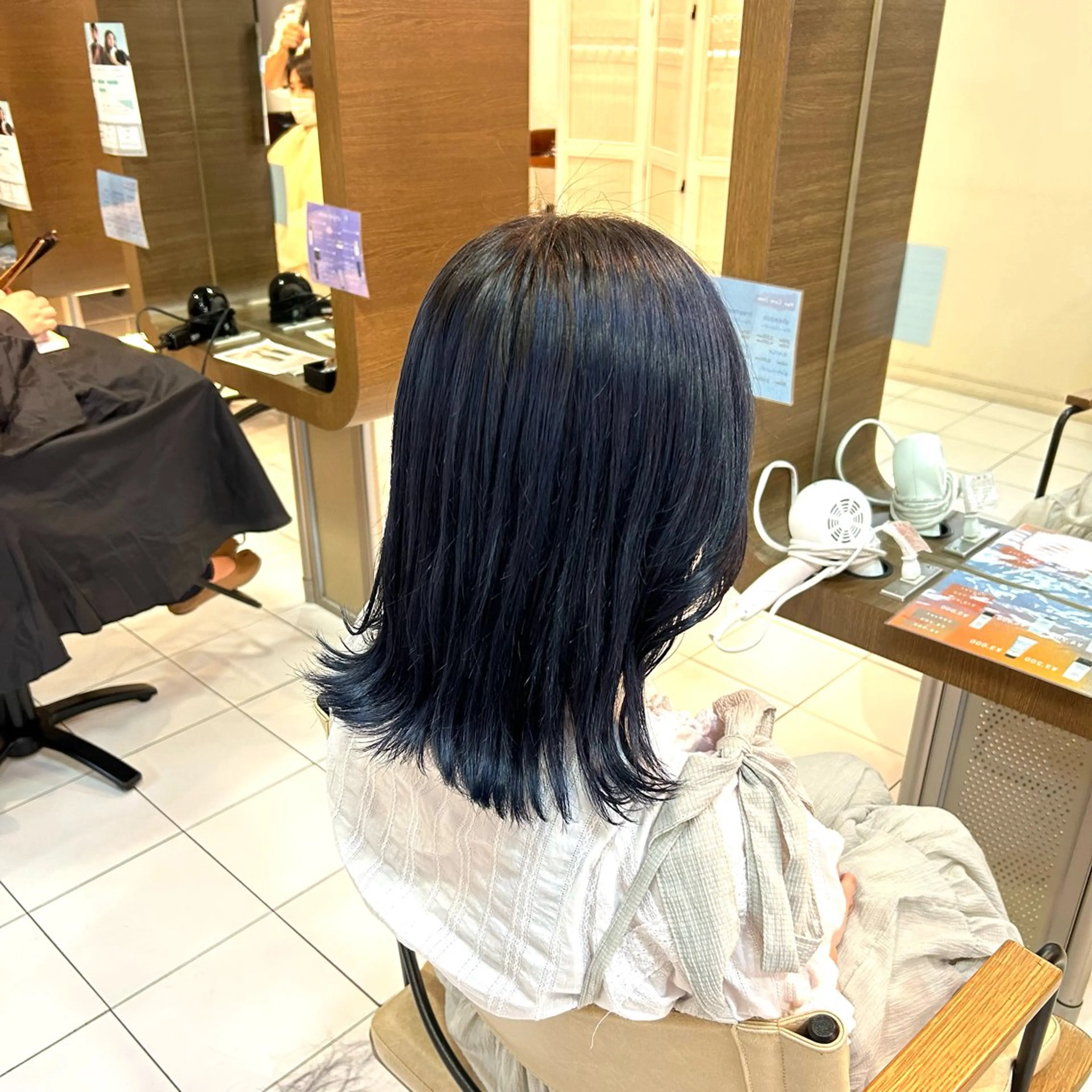 ショート カラー ブルーカラー ネイビーカラー カット ヘアカラー アニメオタク美容師/ miharuのヘアスタイル