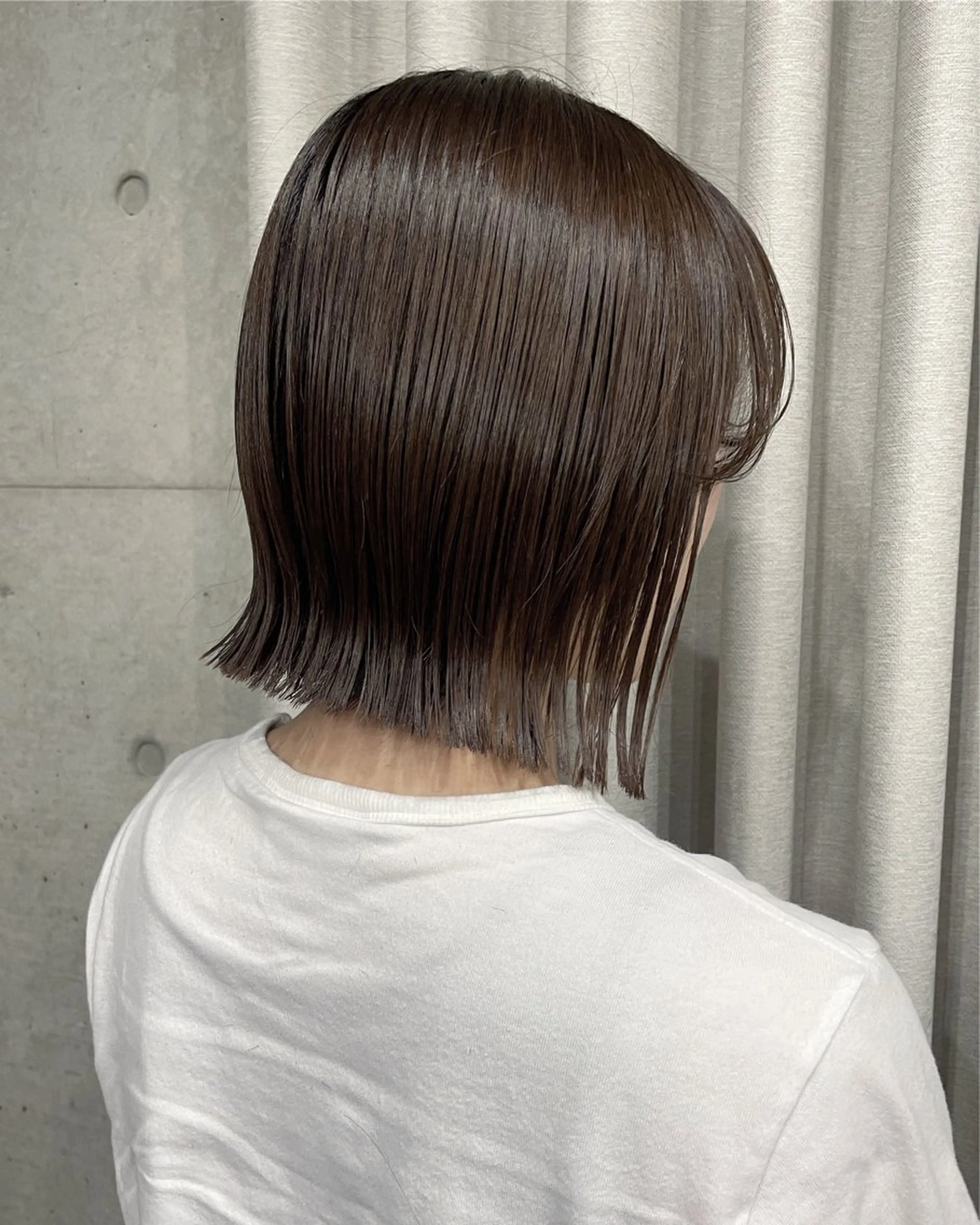 ミディアム カラー カット ヘアカラー トリートメント 表参道🌿赤み消し カラー/チナツのヘアスタイル