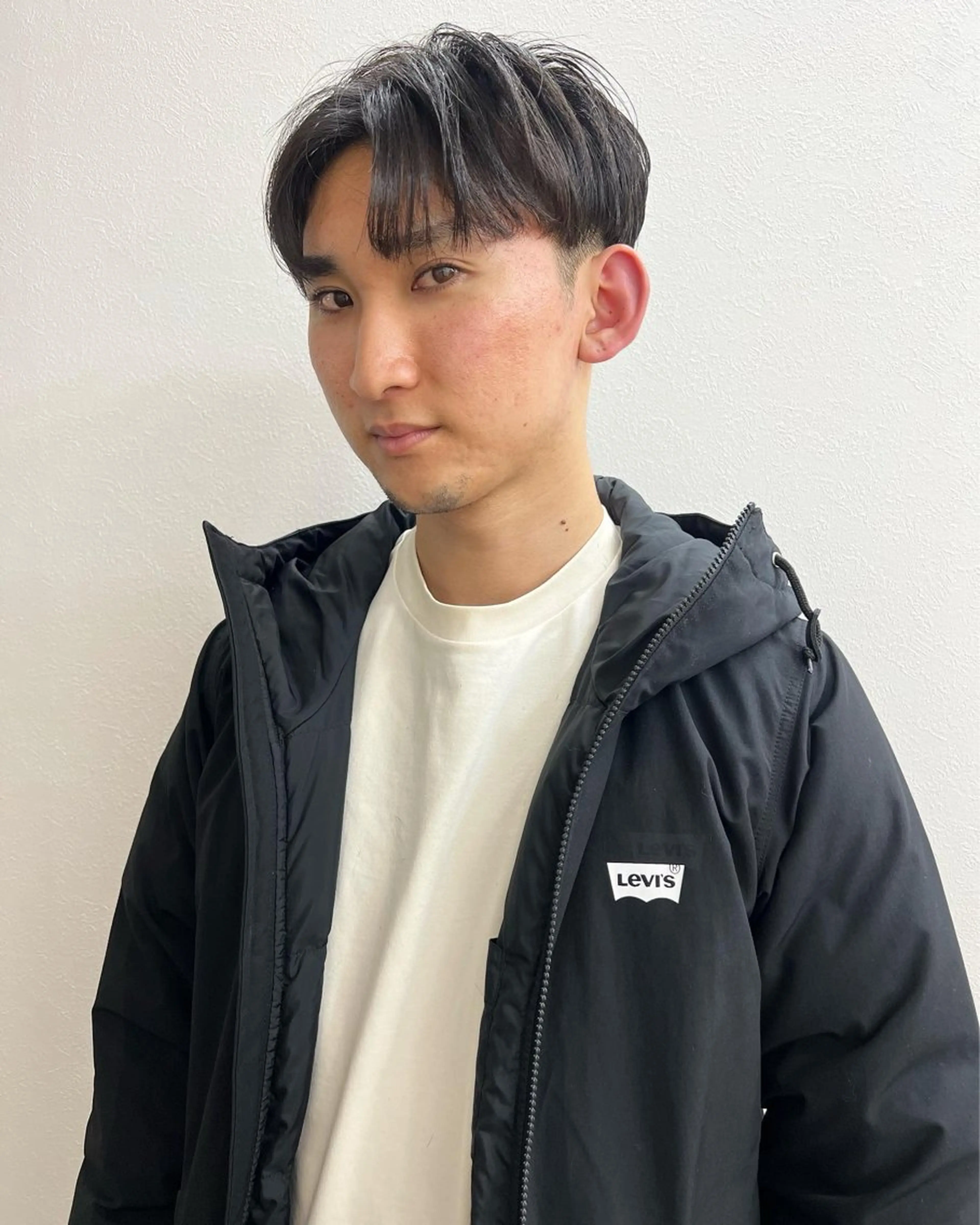 カラー パーマ メンズ アップバング センターパート マッシュ メンズパーマ スパイキーショート 【池袋/スパイキー ショート】ⓝⓘⓜⓤのヘアスタイル