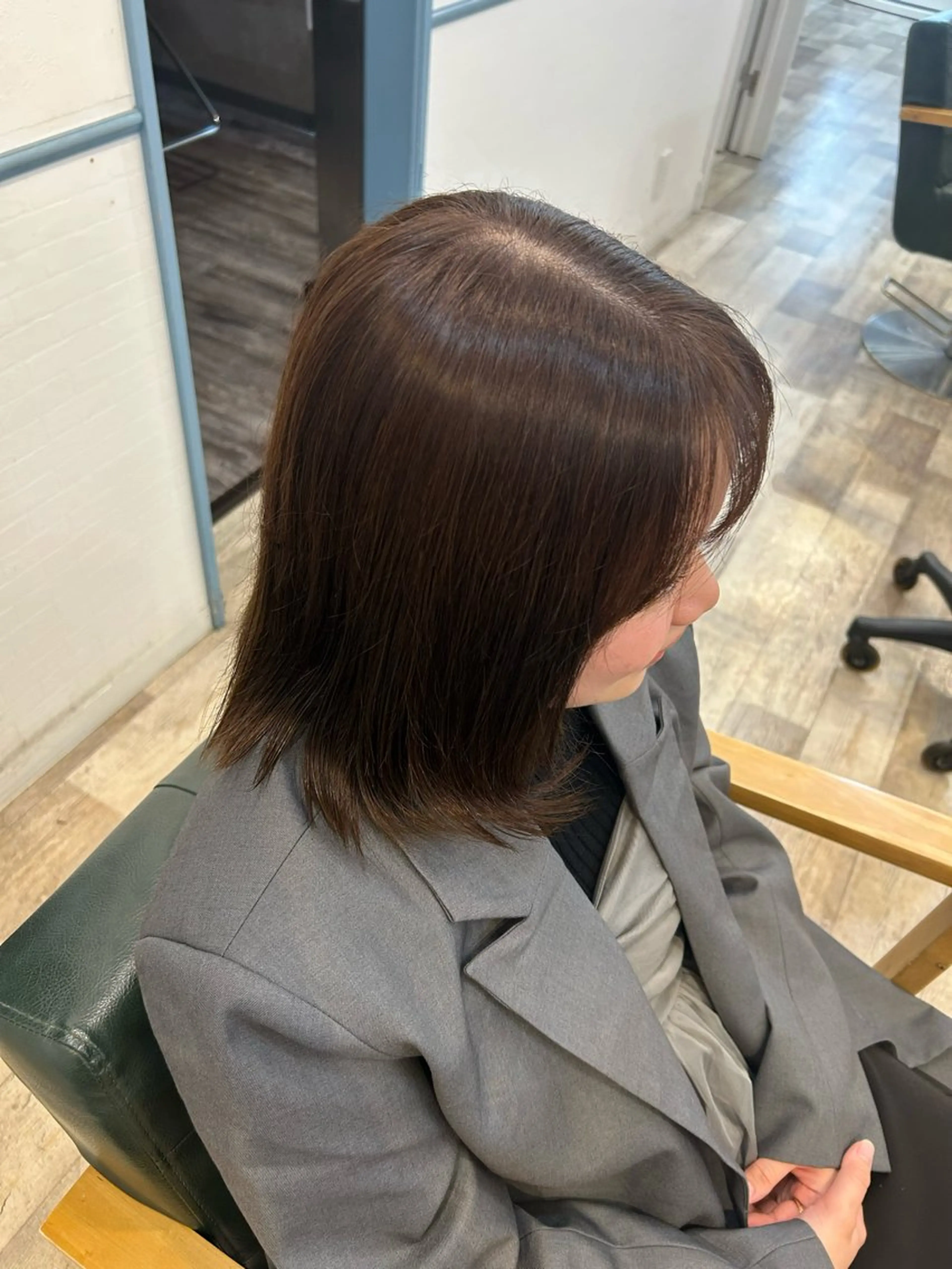 カラー 透明感カラー オリーブカラー ヘアカラー ヘッドスパ 青木 優雅のヘアスタイル