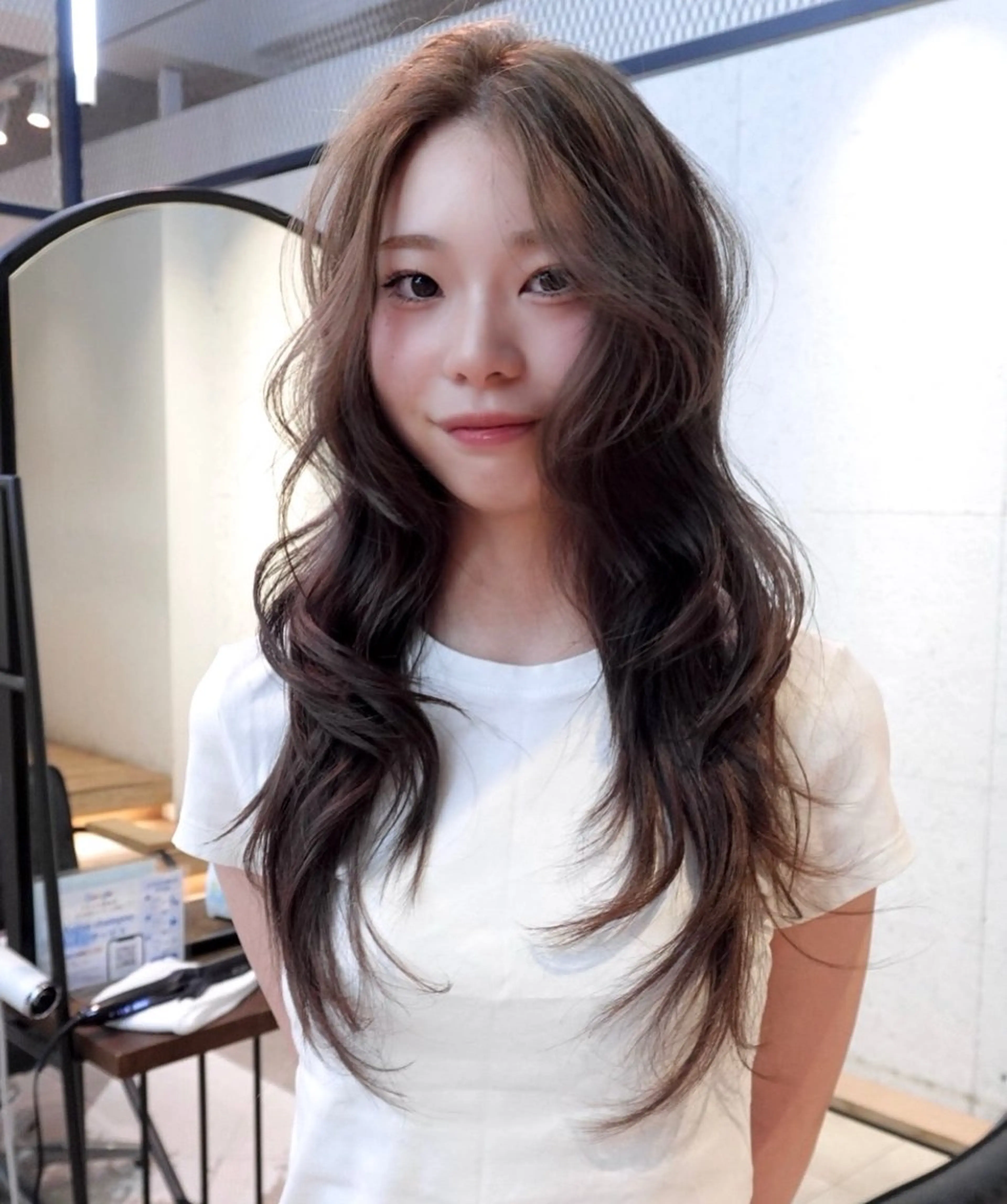 ロング カラー ヘアカラー ハイトーン/レイヤー nail 百咲💌のヘアスタイル