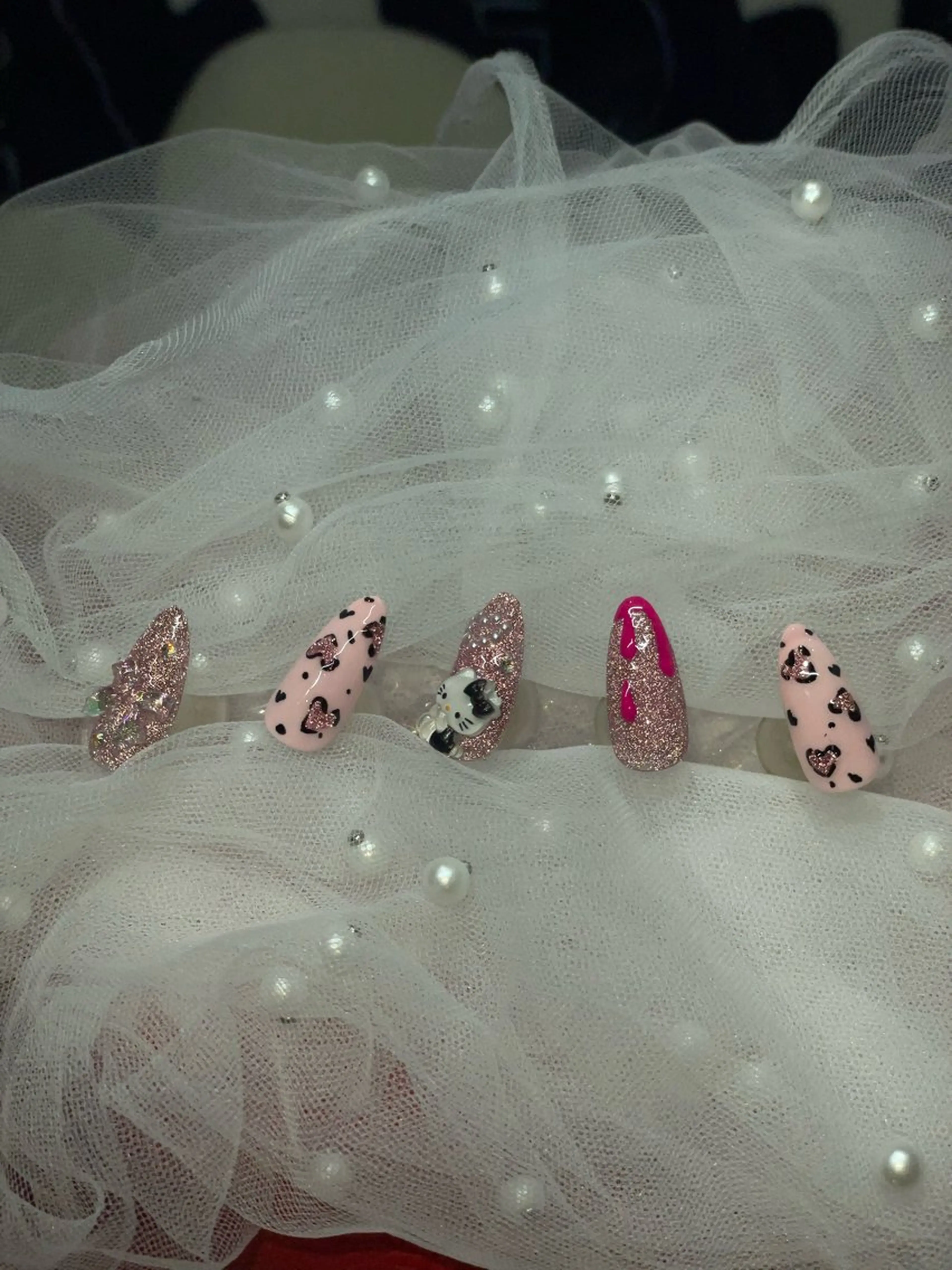 ネイル フラッシュネイル キラキラネイル I-nail Moeのネイルデザイン