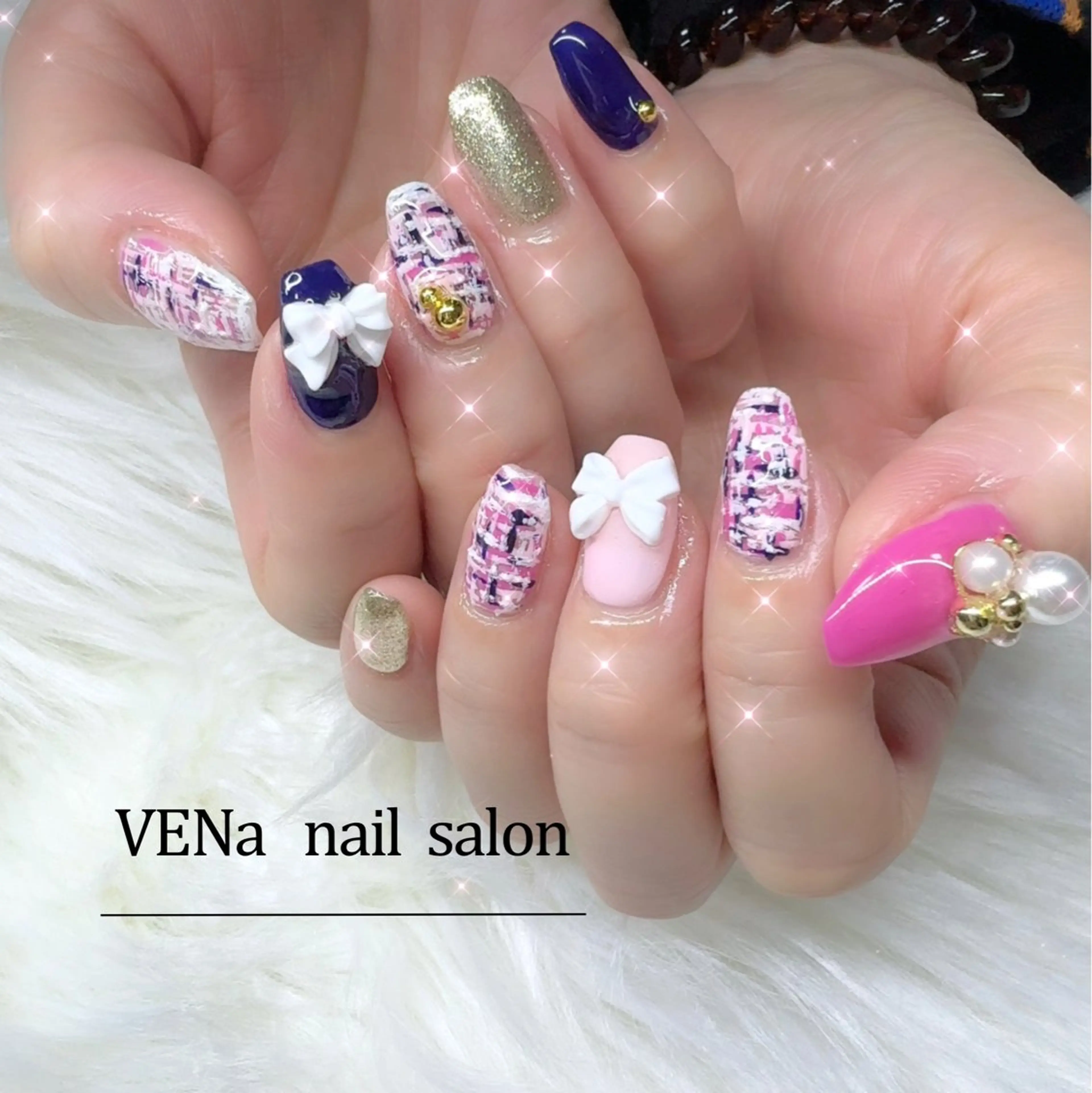ネイル 持ち込み フットネイル VENa eye＆ nail salonのネイルデザイン