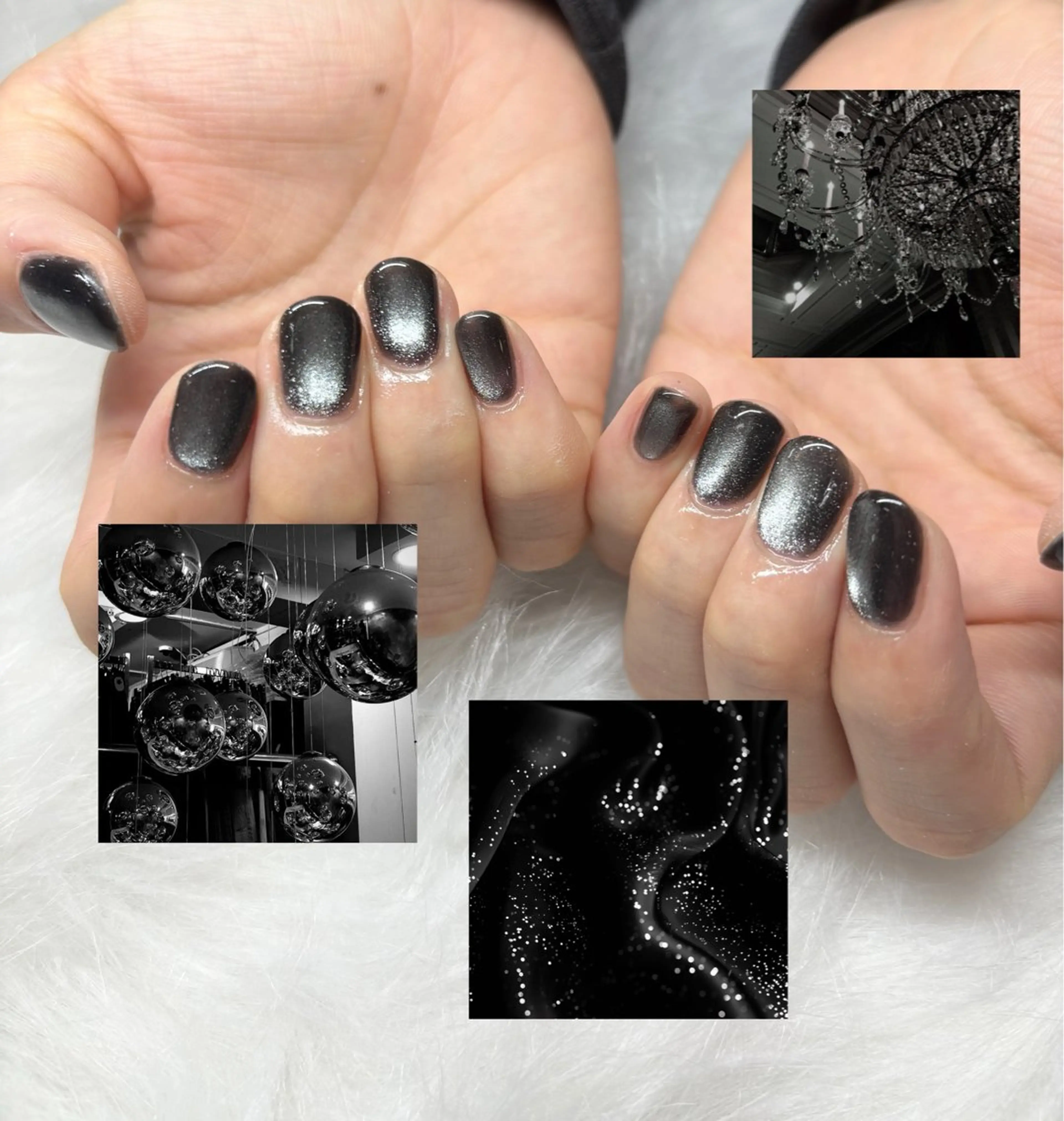 ネイル マグネットネイル 🦋TRU ほたる🦋のネイルデザイン