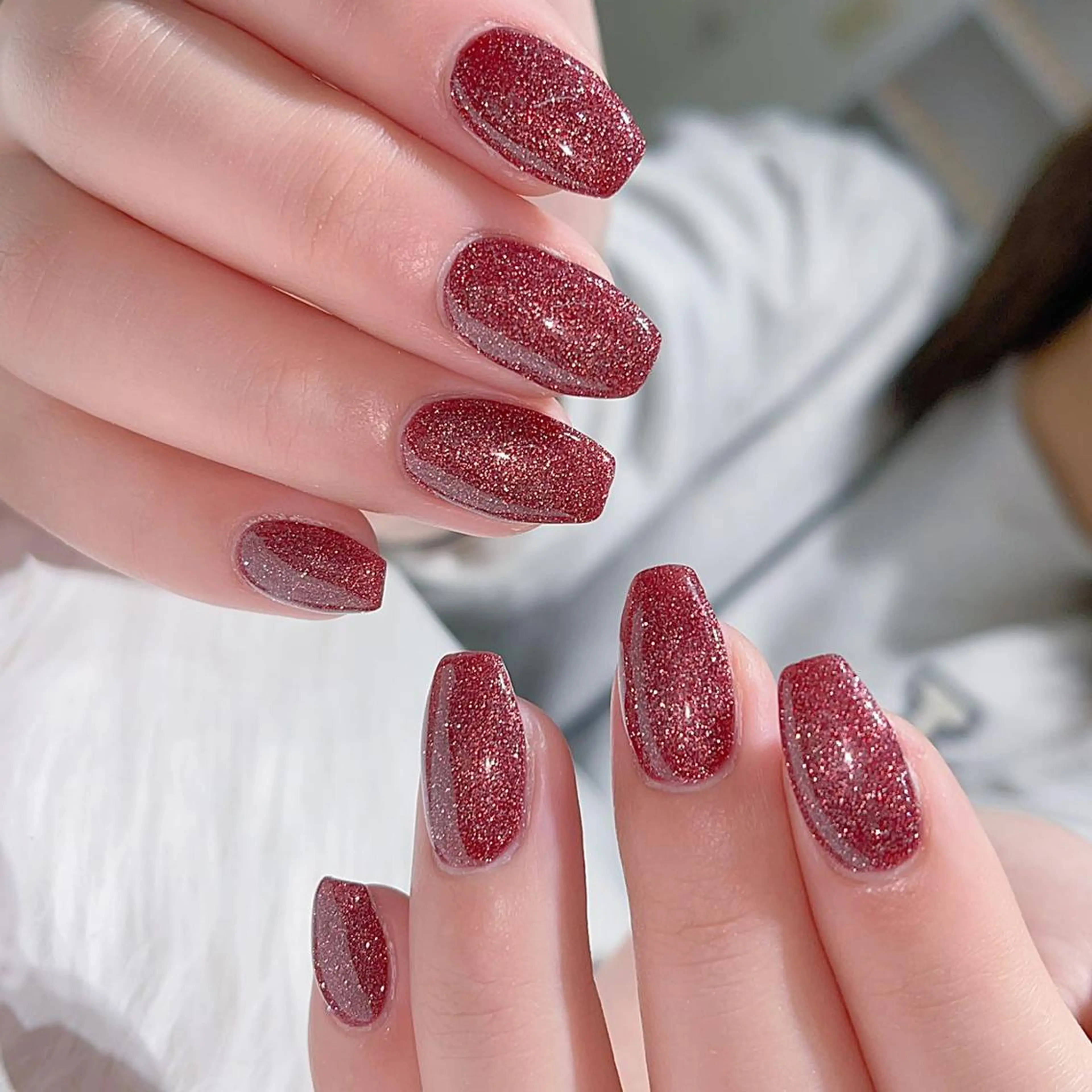 ネイル フラッシュネイル マグネットネイル 🎀kira 長さだし💗モチ最高のネイルデザイン