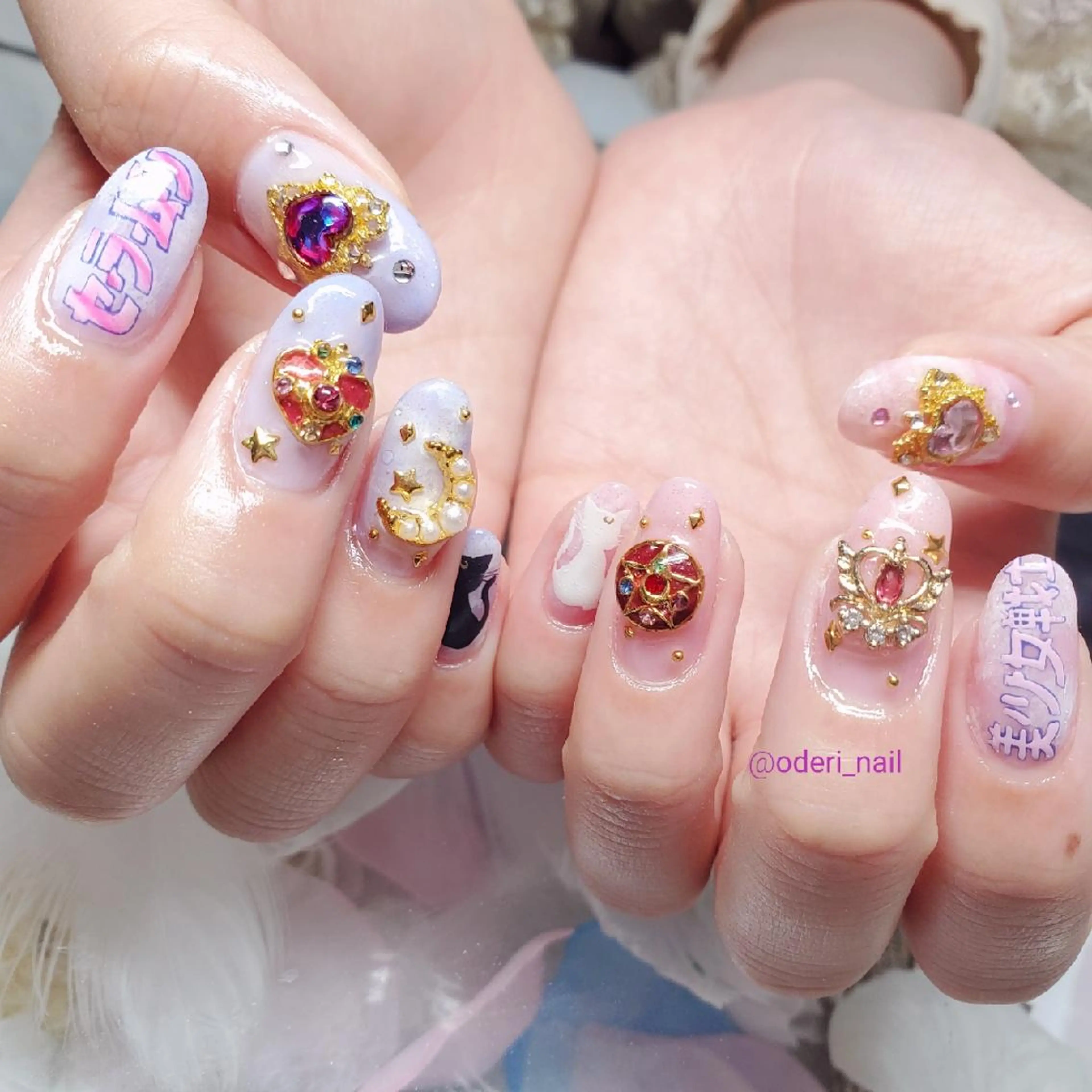 ネイル アートネイル ジェルネイル おで@ oderi_nailのネイルデザイン