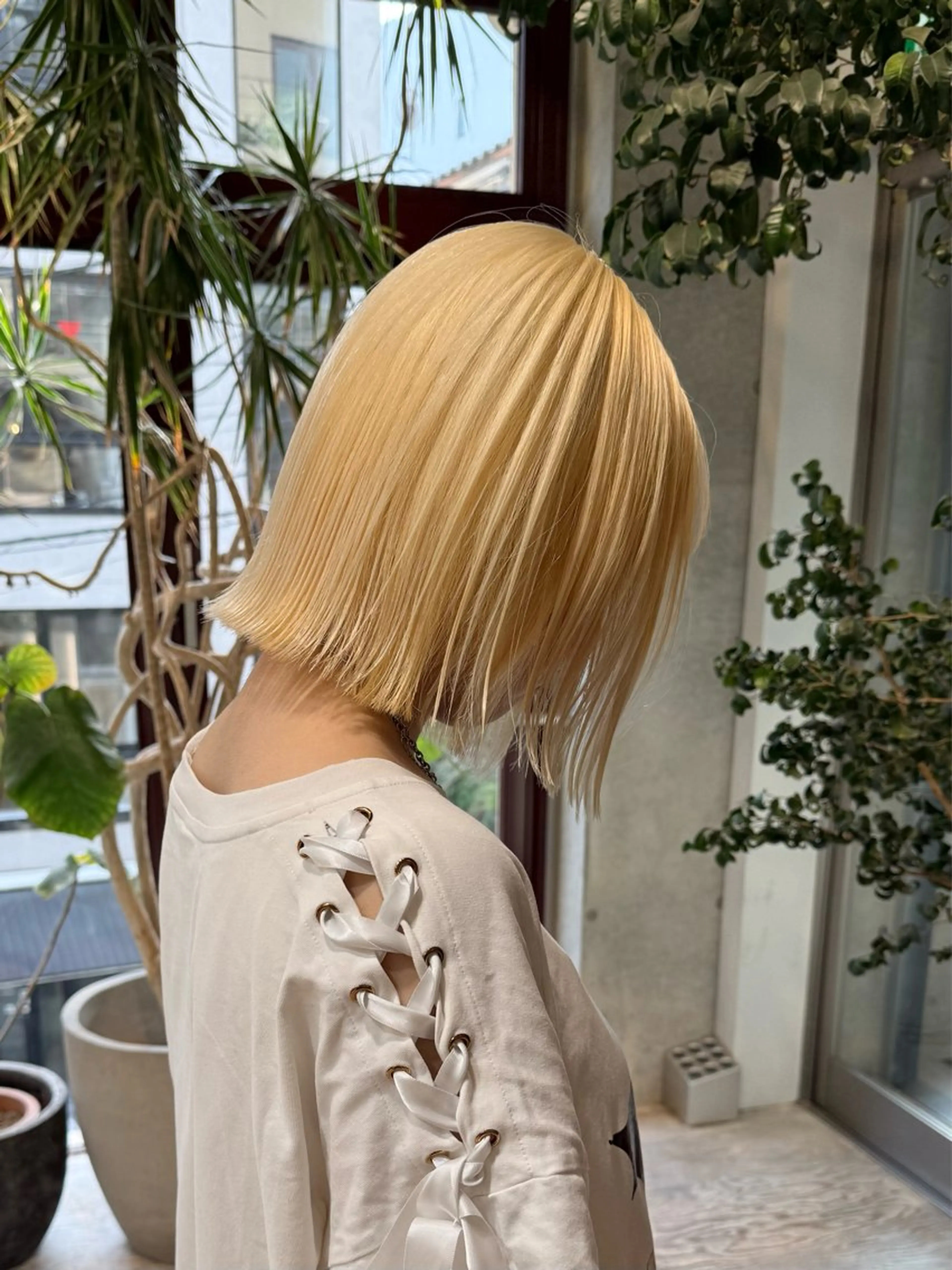 ミディアム カラー ヘアカラー 色落ち綺麗透明感カラ /ボブ/ナカツヒカルのヘアスタイル