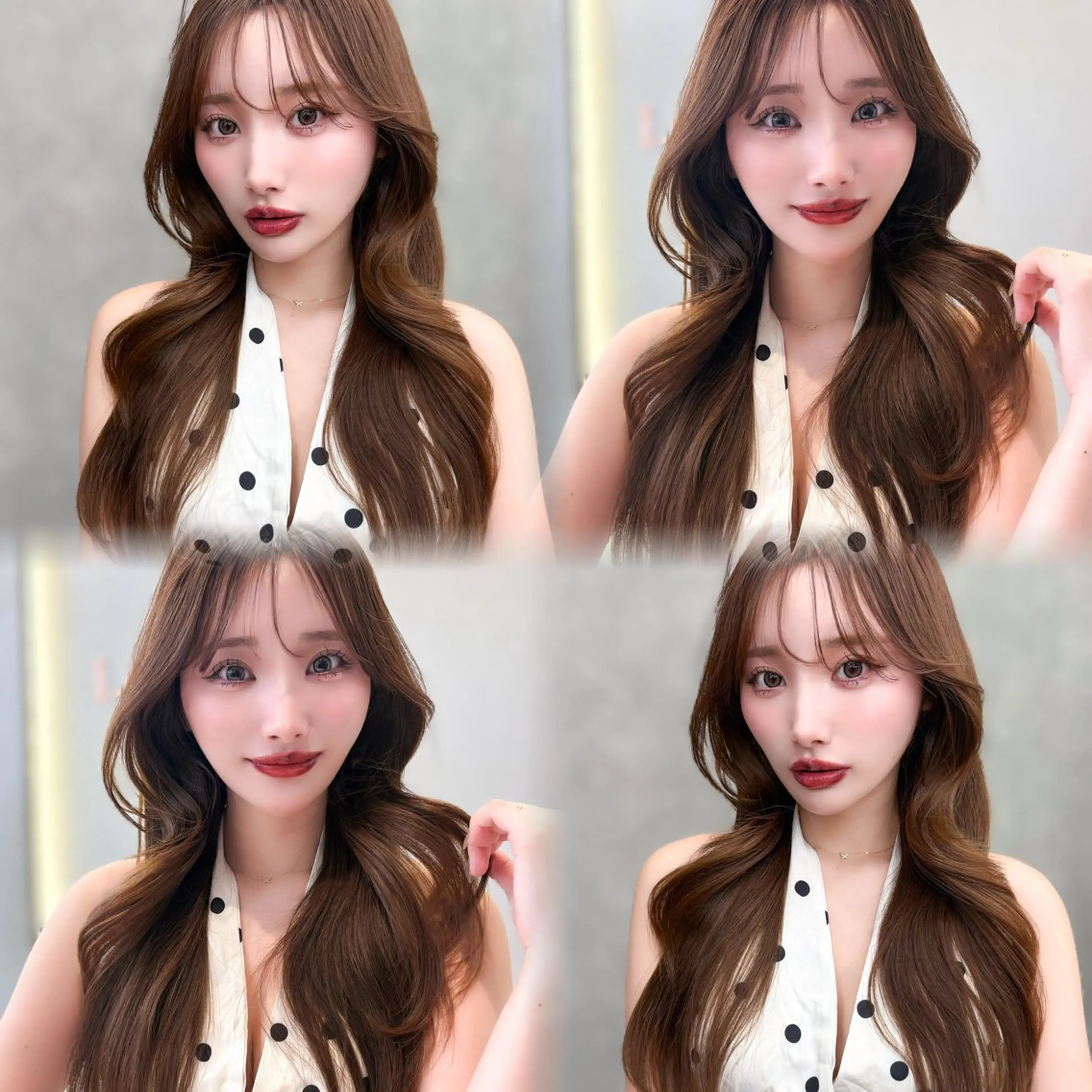 ロング 韓国ヘア/ ミラノのヘアスタイル