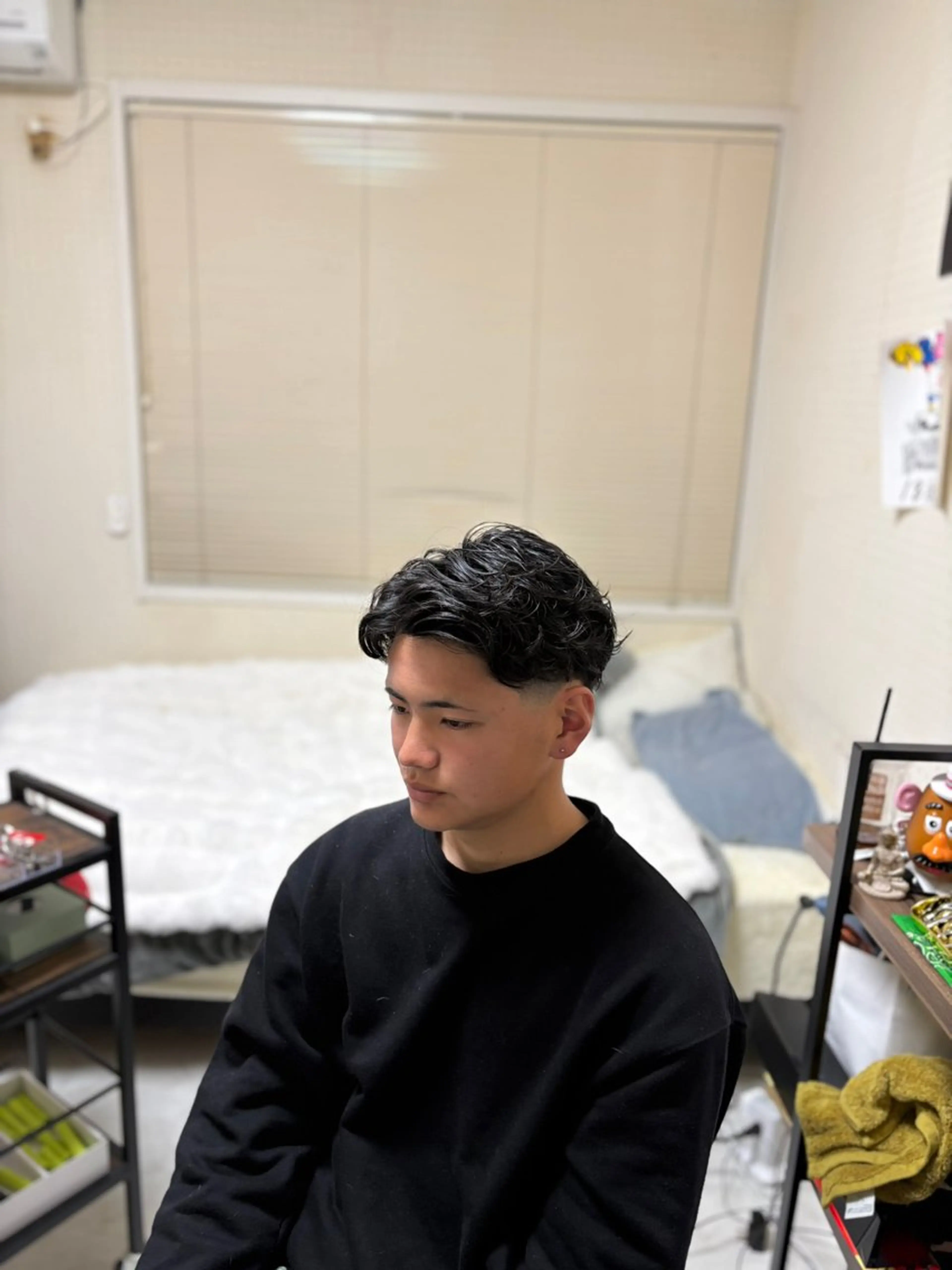 カット、シェービング、パーマの写真