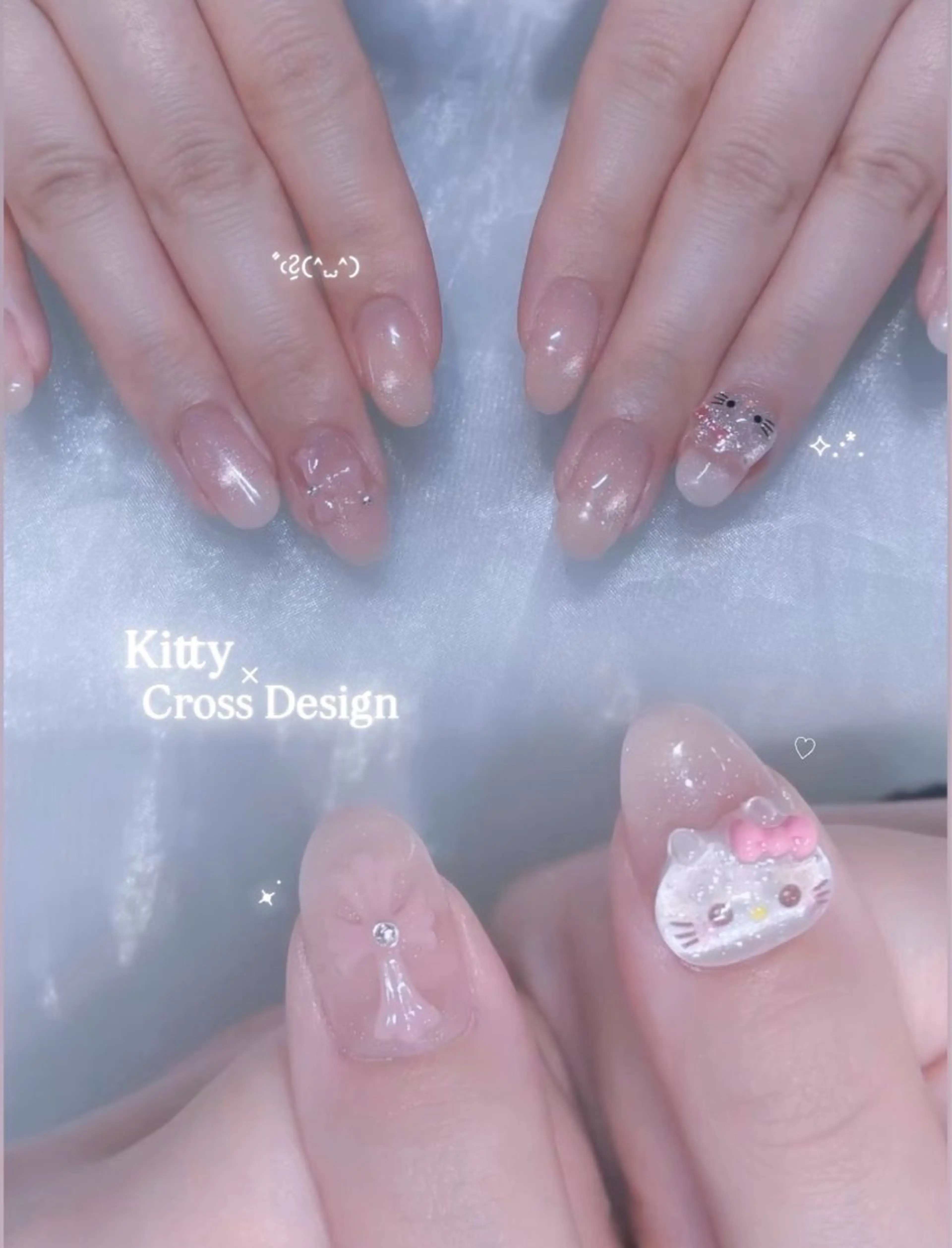 ネイル ハンドネイル 🩷Hiyori 栄駅/韓国ワンホンのネイルデザイン