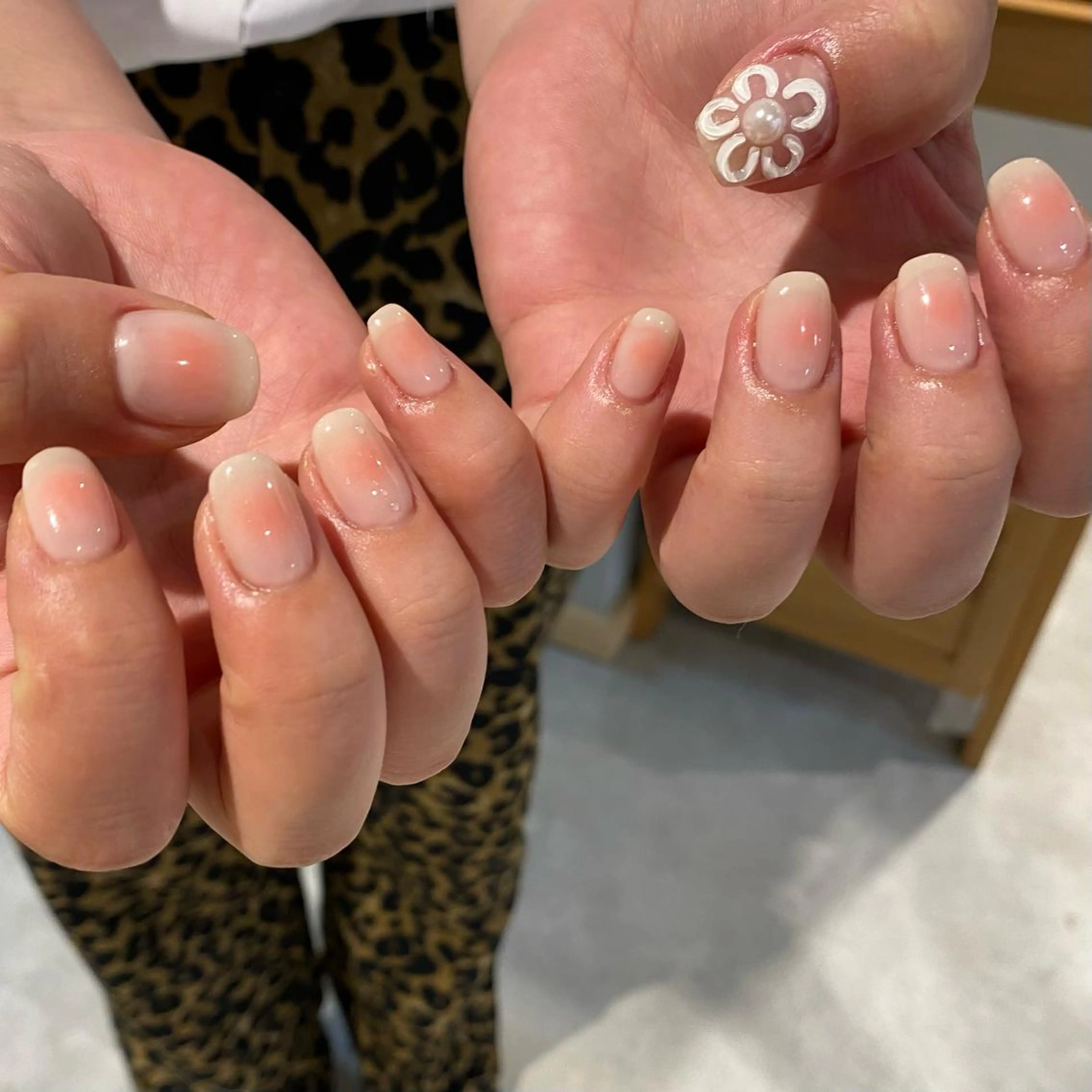 ネイル ニュアンスネイル ハンドネイル RINO AMANE nailのネイルデザイン