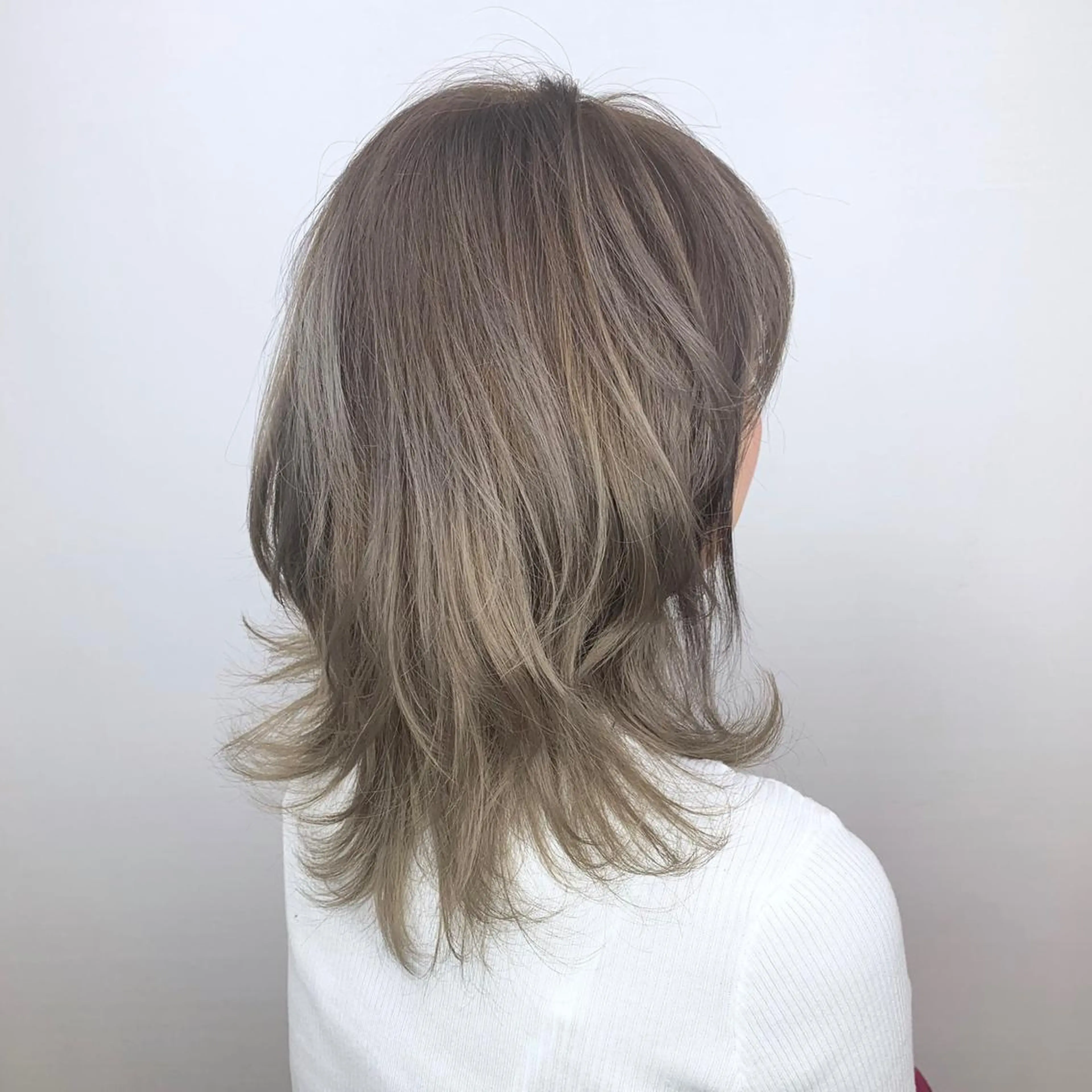 セミロング カラー 似合わせカット🌿 前川のヘアスタイル