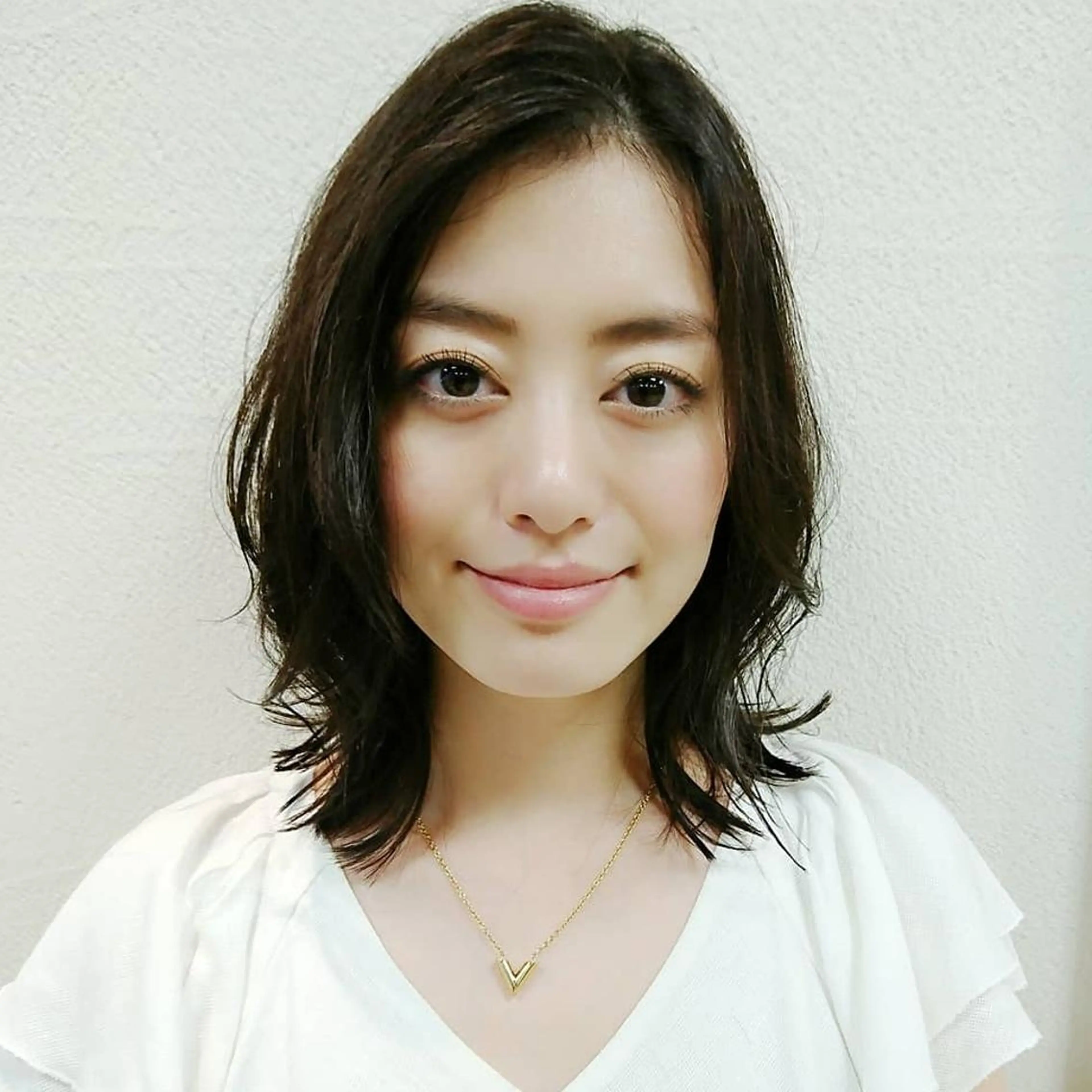 ミディアム ヘアカラー トリートメント nagane sayakaのヘアスタイル