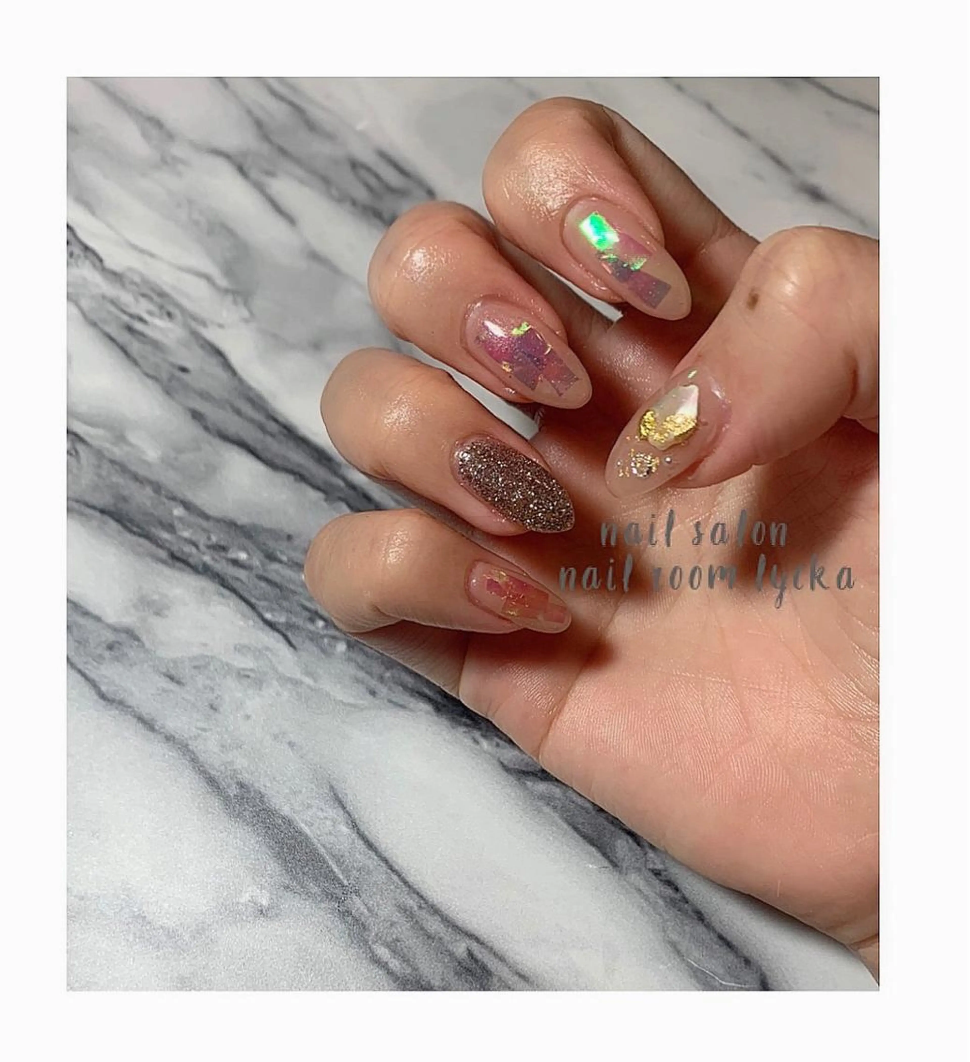 ネイル ﾈｲﾙﾙｰﾑﾘｯｶ 𝐦𝐚𝐲𝐮のネイルデザイン