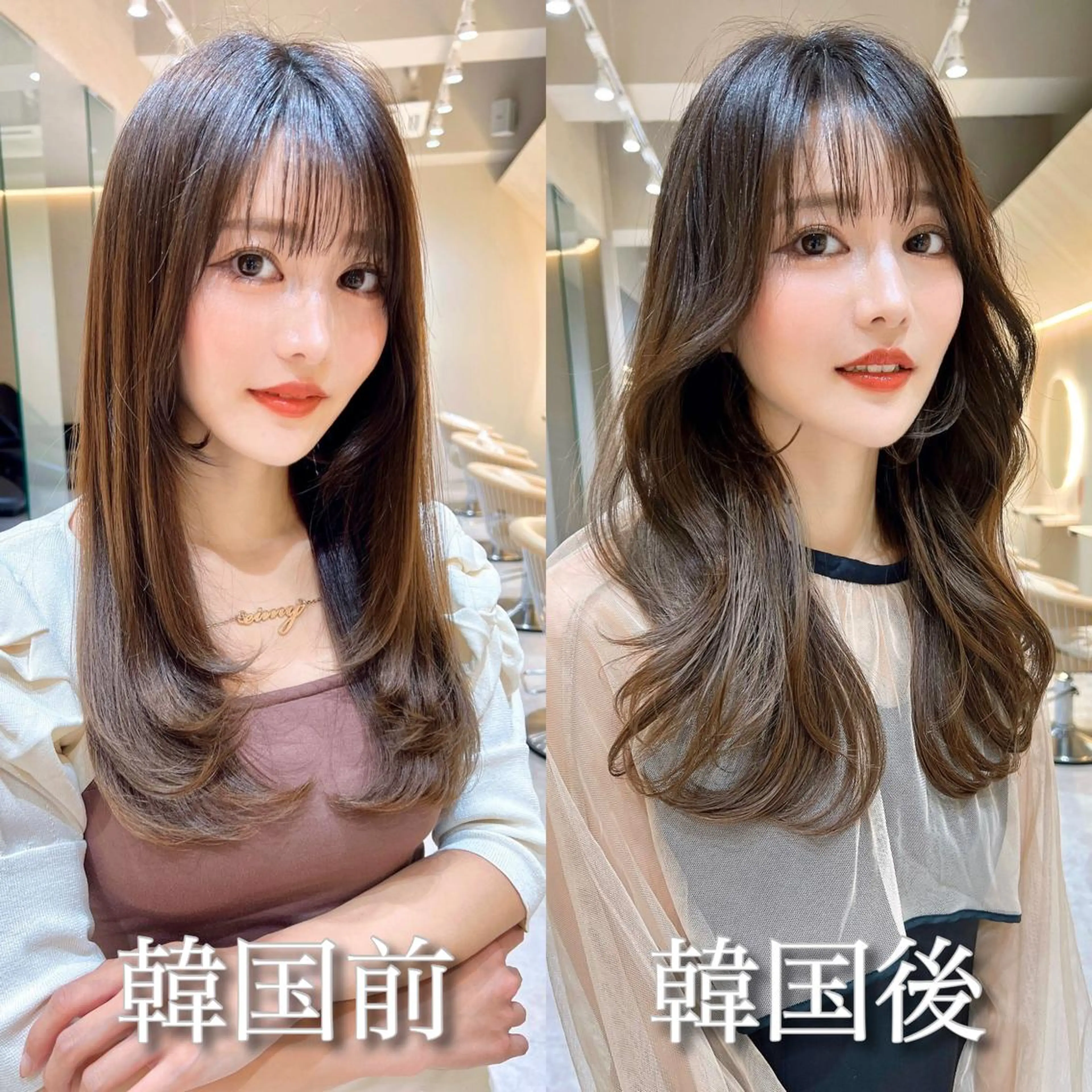 ロング カラー カット ヘアカラー トリートメント レイヤーカット/ 顔周り 五島巨幹のヘアスタイル