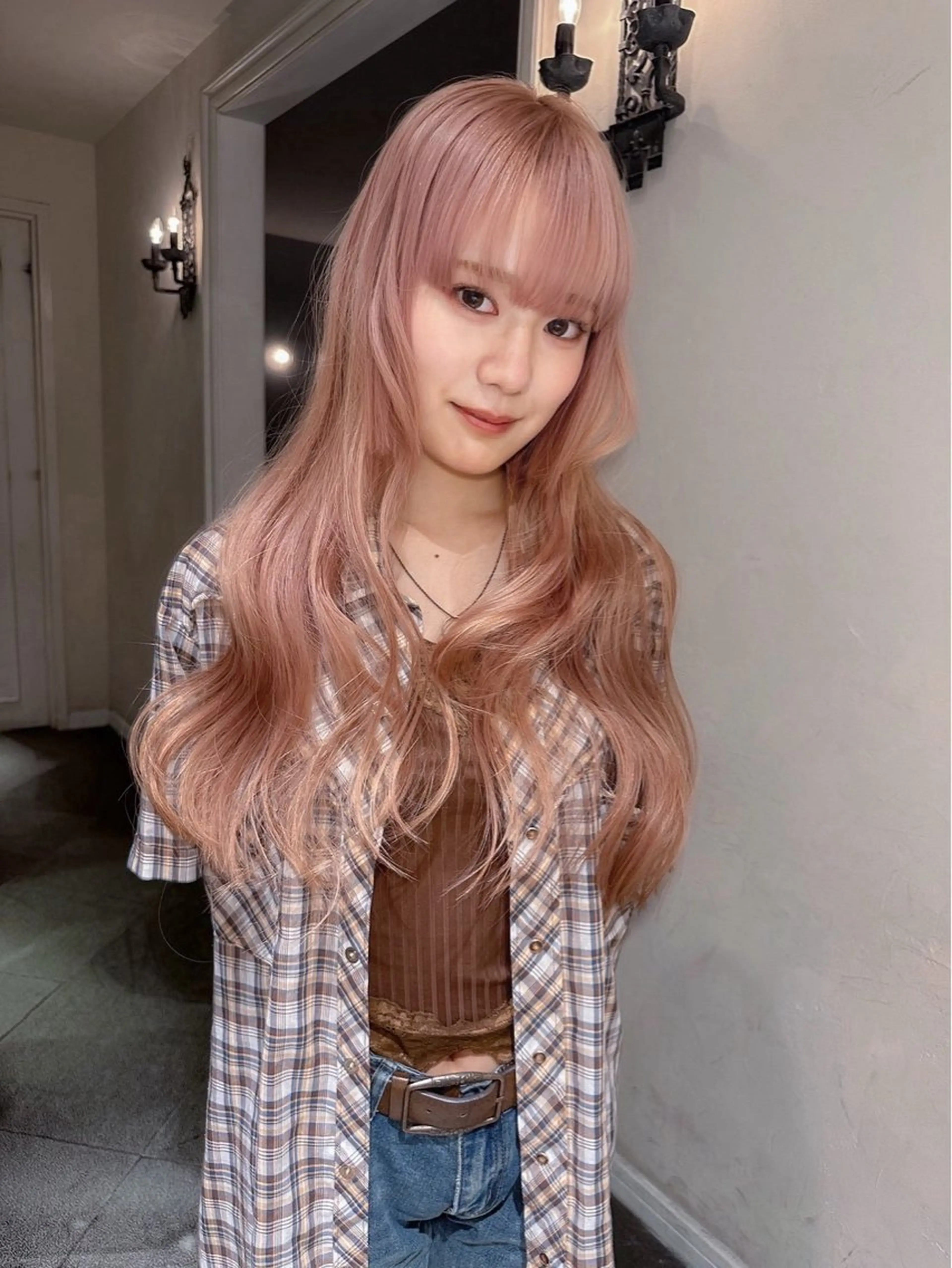 ロング カラー ピンクカラー ヘアカラー BAROQUE ❤️FUKA❤️のヘアスタイル
