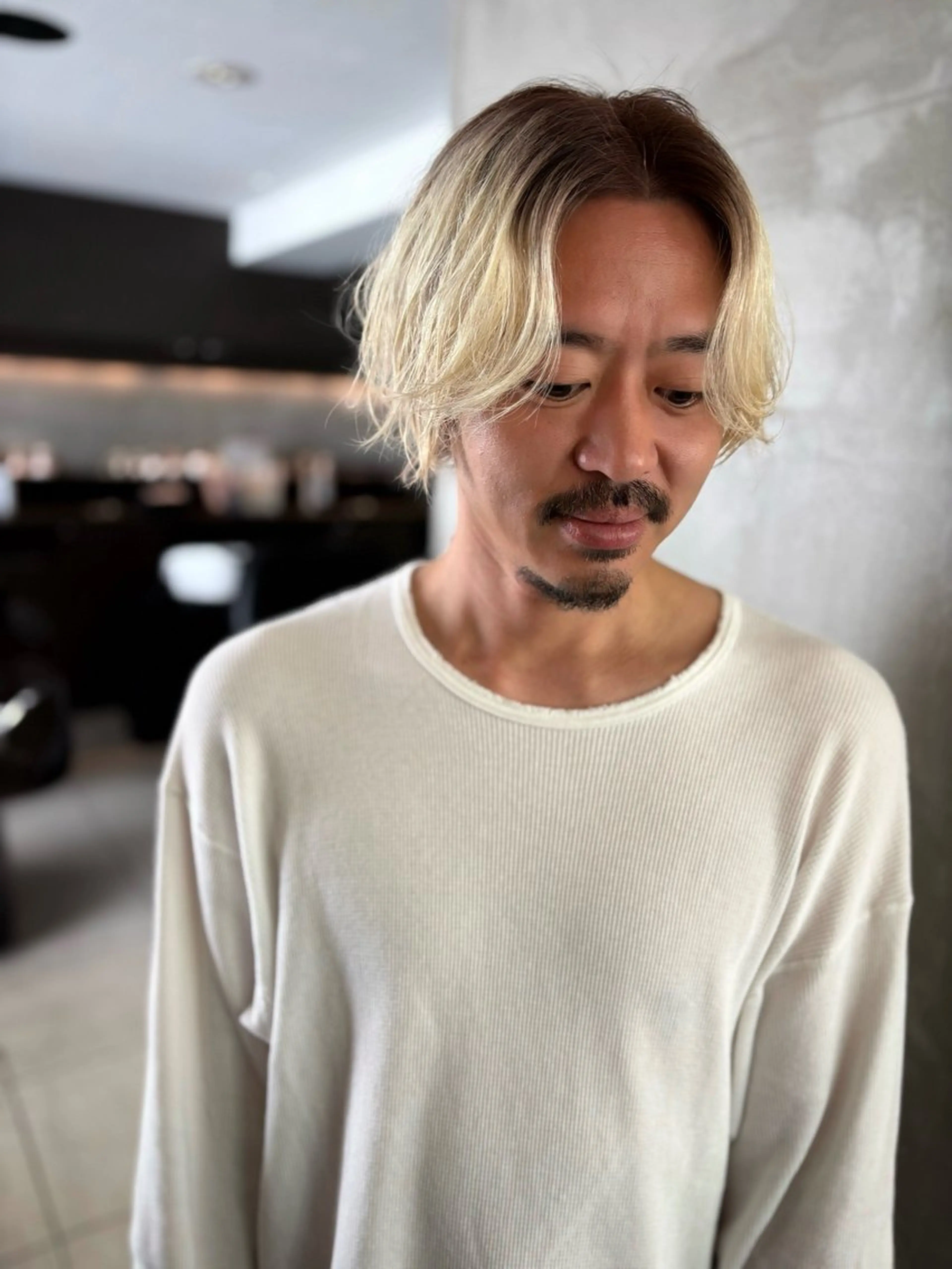 ミディアム カラー カット ヘアカラー トリートメント 優作 〜圧倒的信頼〜のヘアスタイル