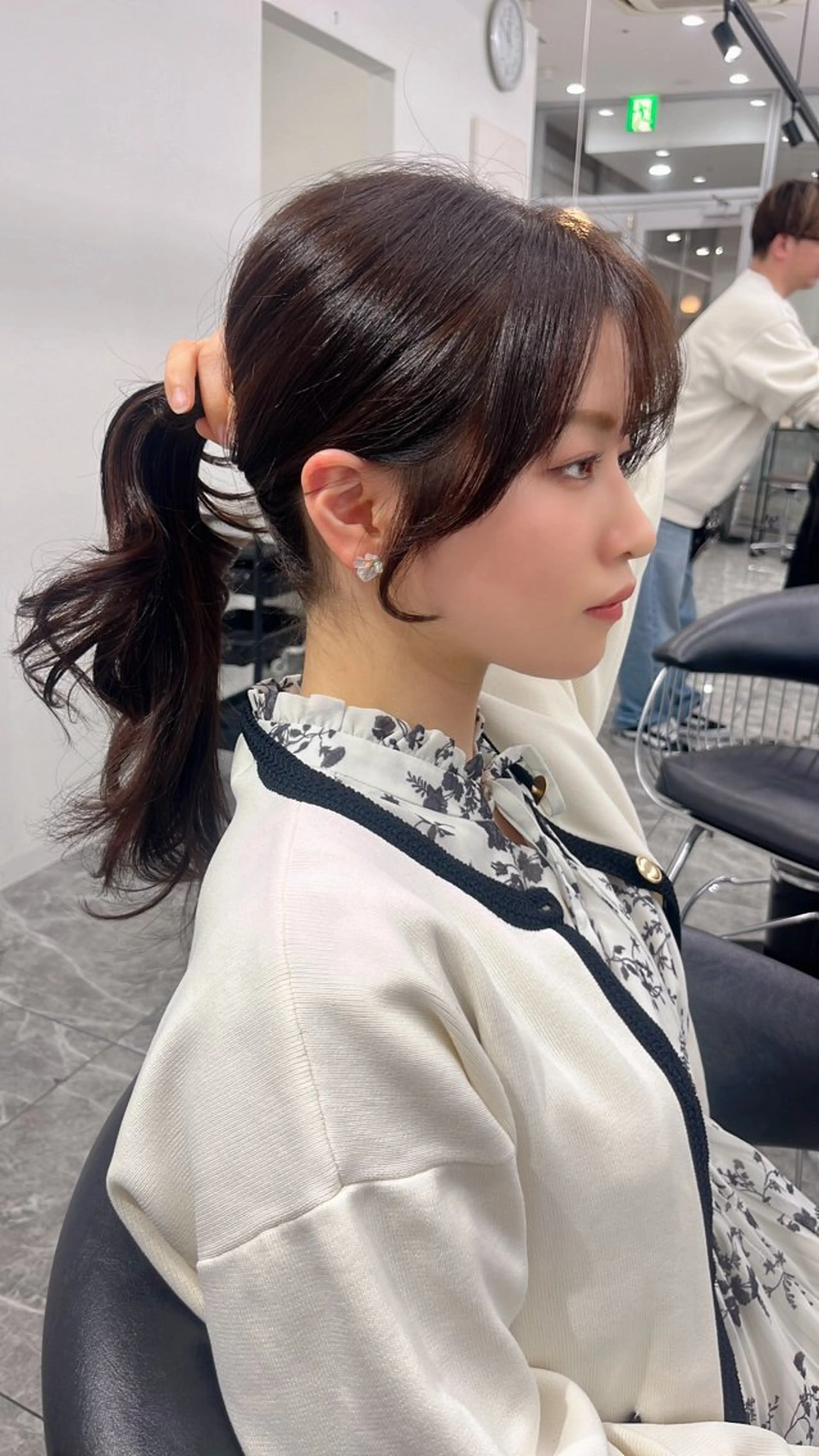 ロング カット ヘアカラー トリートメント MAO🖤レイヤー ／髪質改善カラーのヘアスタイル