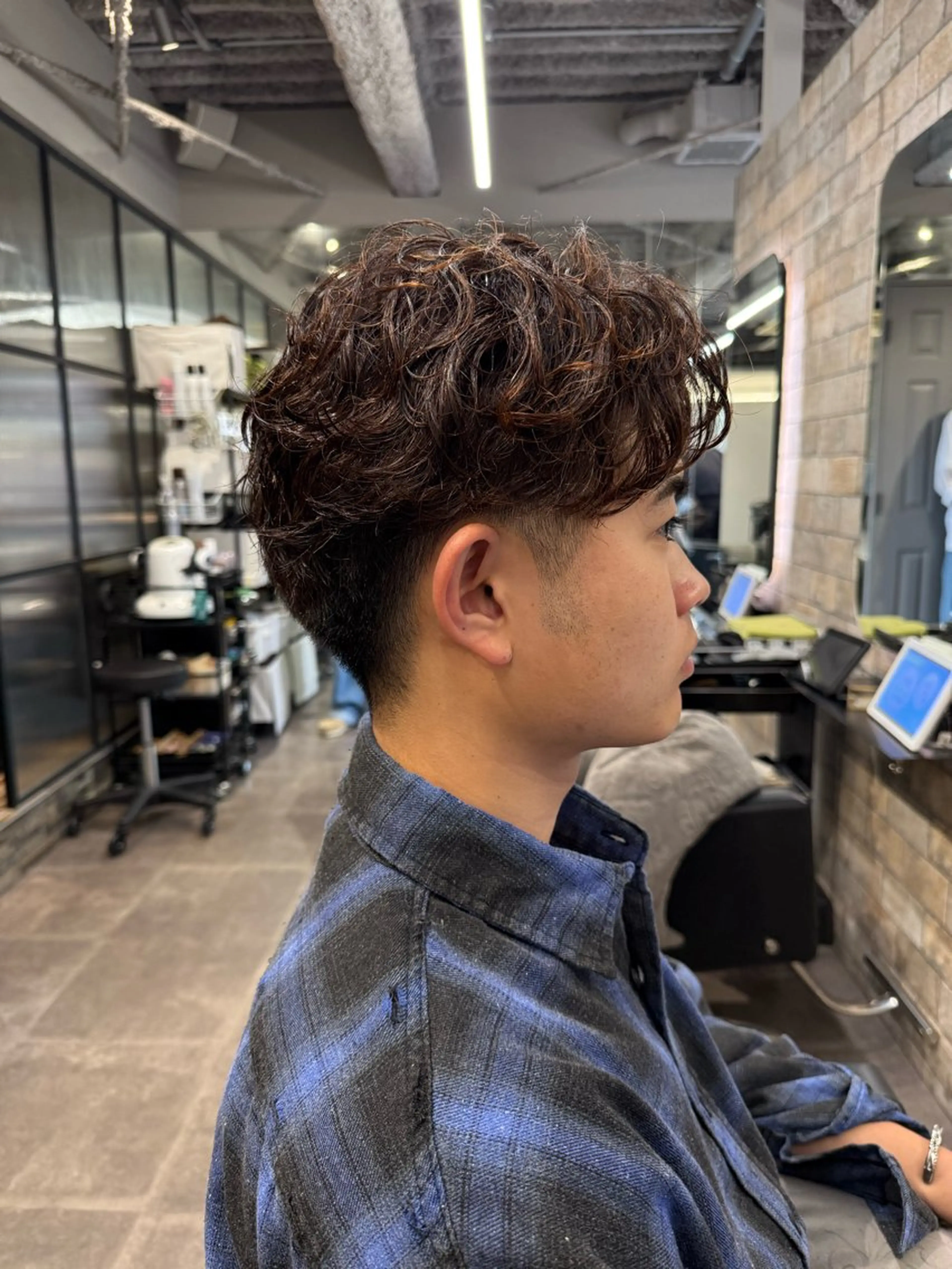 ショート カラー メンズ カット ヘアカラー fan.ray⚽️ 髙橋翔一のヘアスタイル