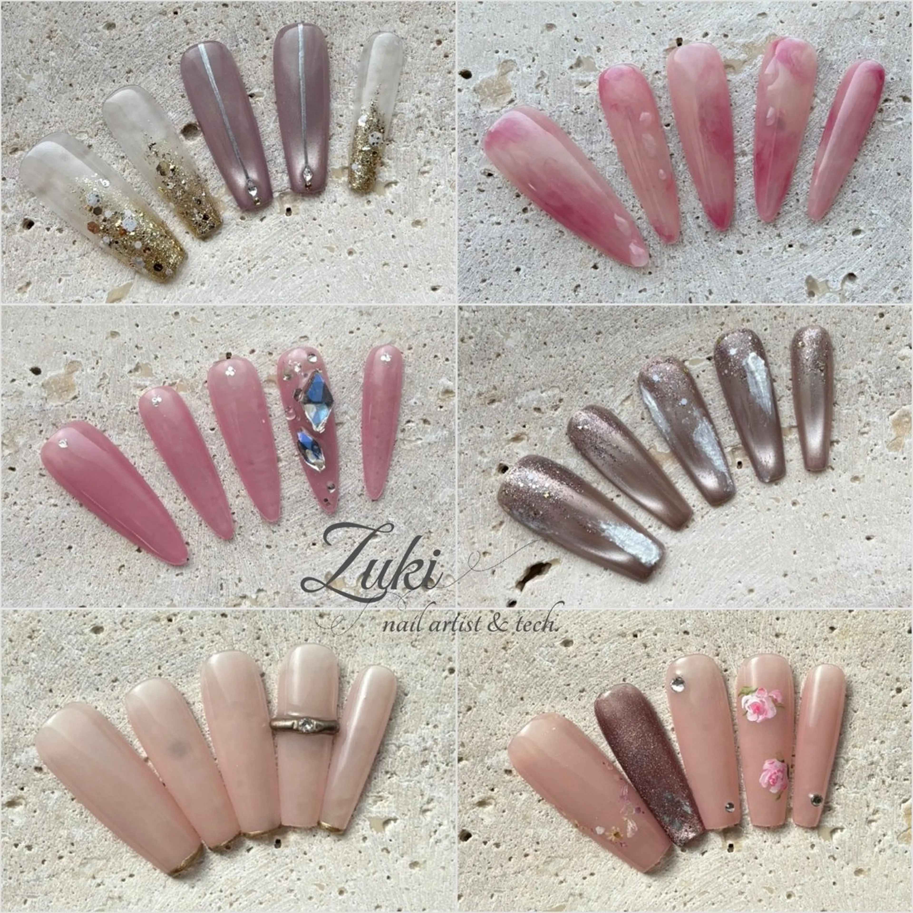 ネイル マグネットネイル ニュアンスネイル ワンホンネイル ハンドネイル zuki🌔nail ┆堺筋本町・心斎橋のネイルデザイン