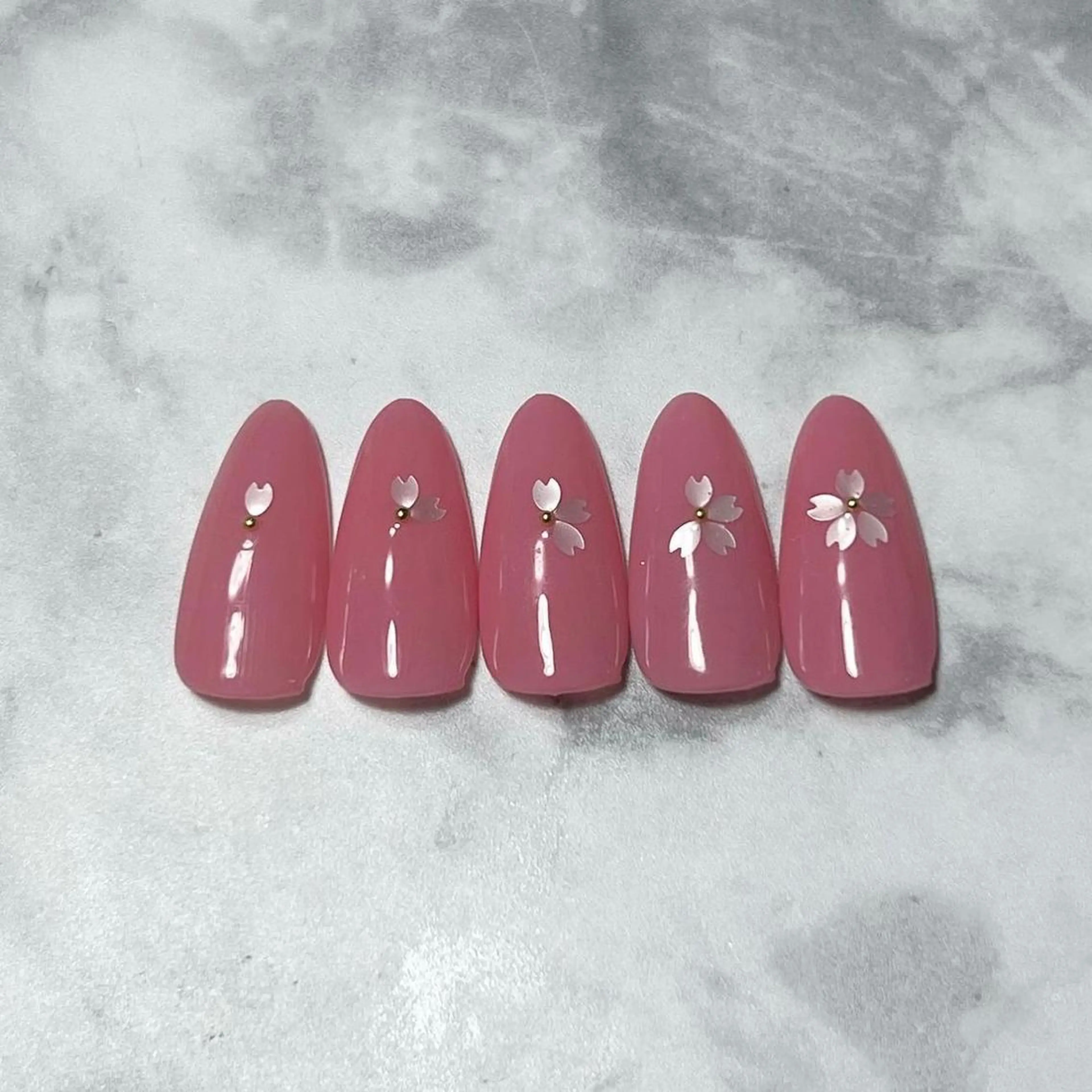 ネイル 春ネイル ハンドネイル nail salon Bayのネイルデザイン