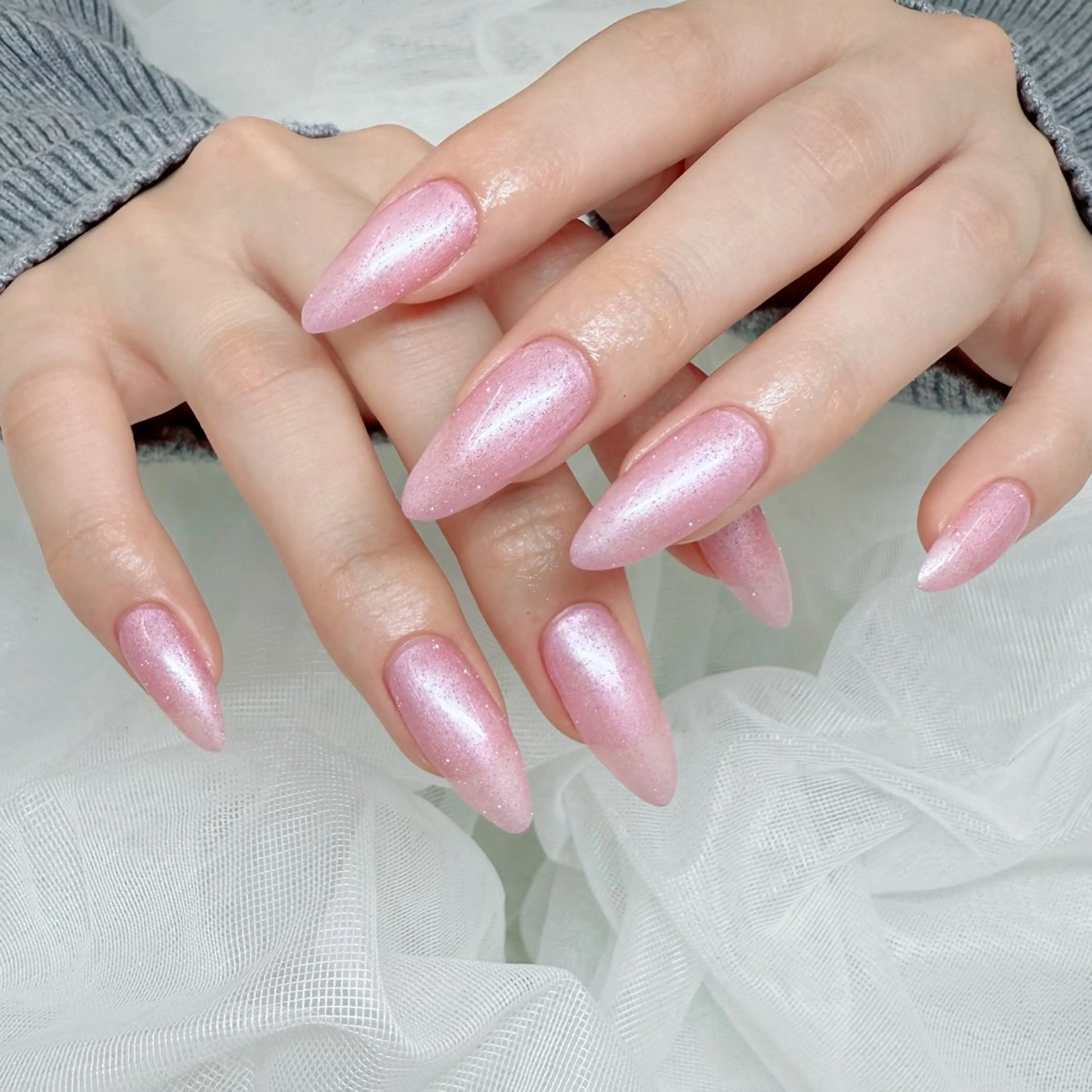 ネイル ピンク パープル Amie NAILのネイルデザイン