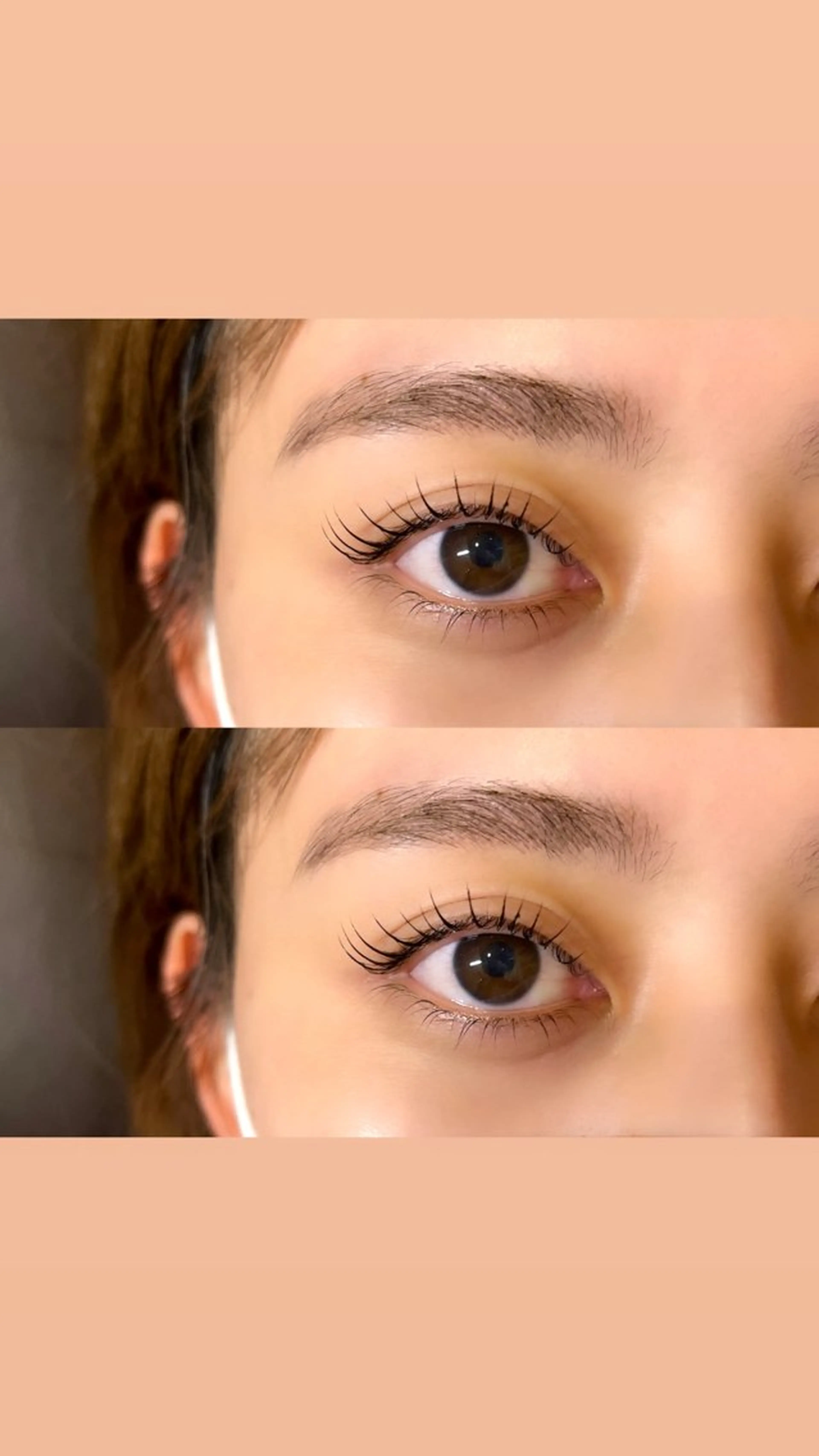 上下まつげパーマの写真