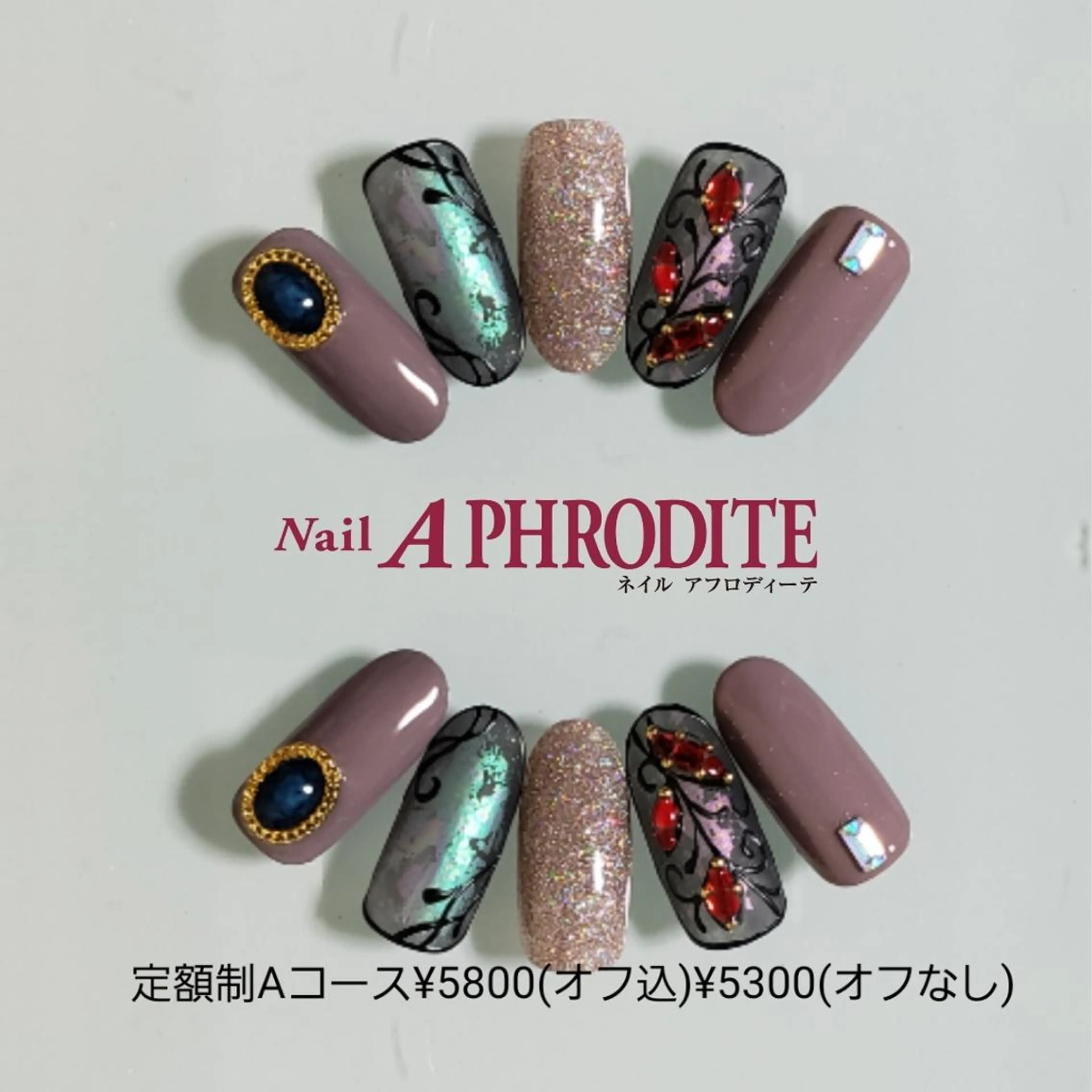 ネイル 持ち込み ニュアンスネイル ハンドネイル Nail  Aphroditeのネイルデザイン