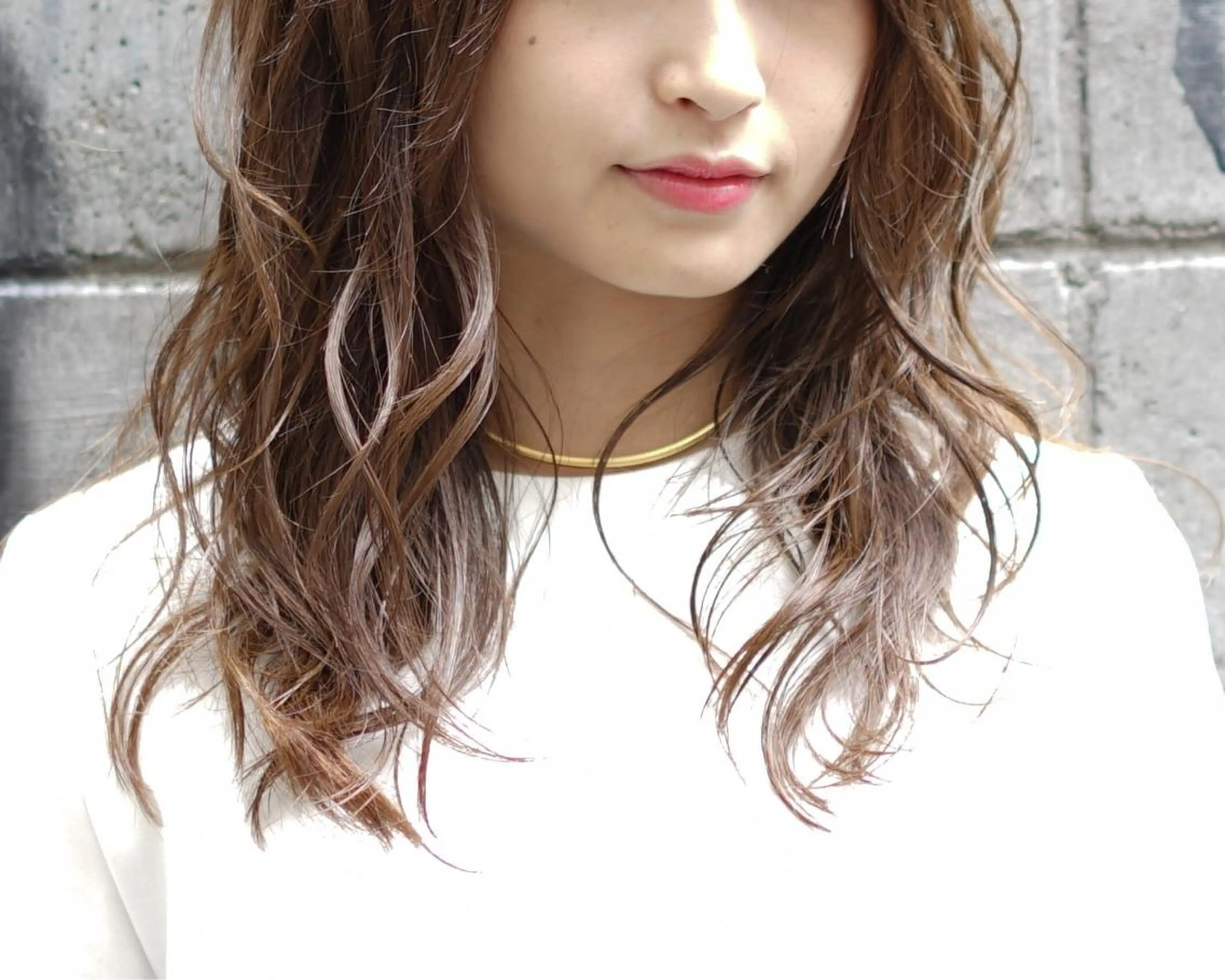 ロング カラー 透明感カラー ハイライトカラー イルミナカラー ハイライト 大橋 タツヤのヘアスタイル