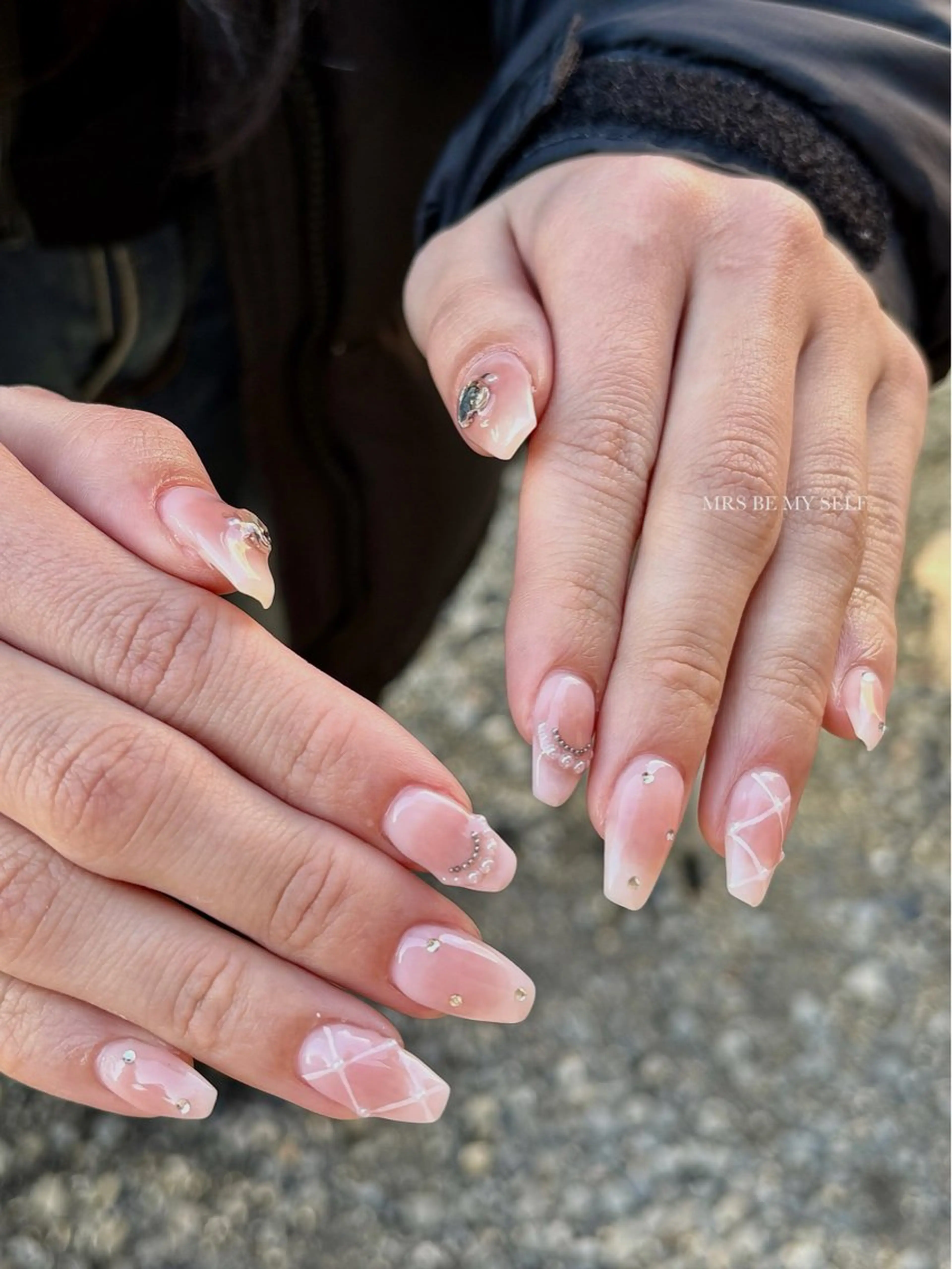 ネイル ピンク ワンホンネイル ハンドネイル MRS/ miyu🎀のネイルデザイン