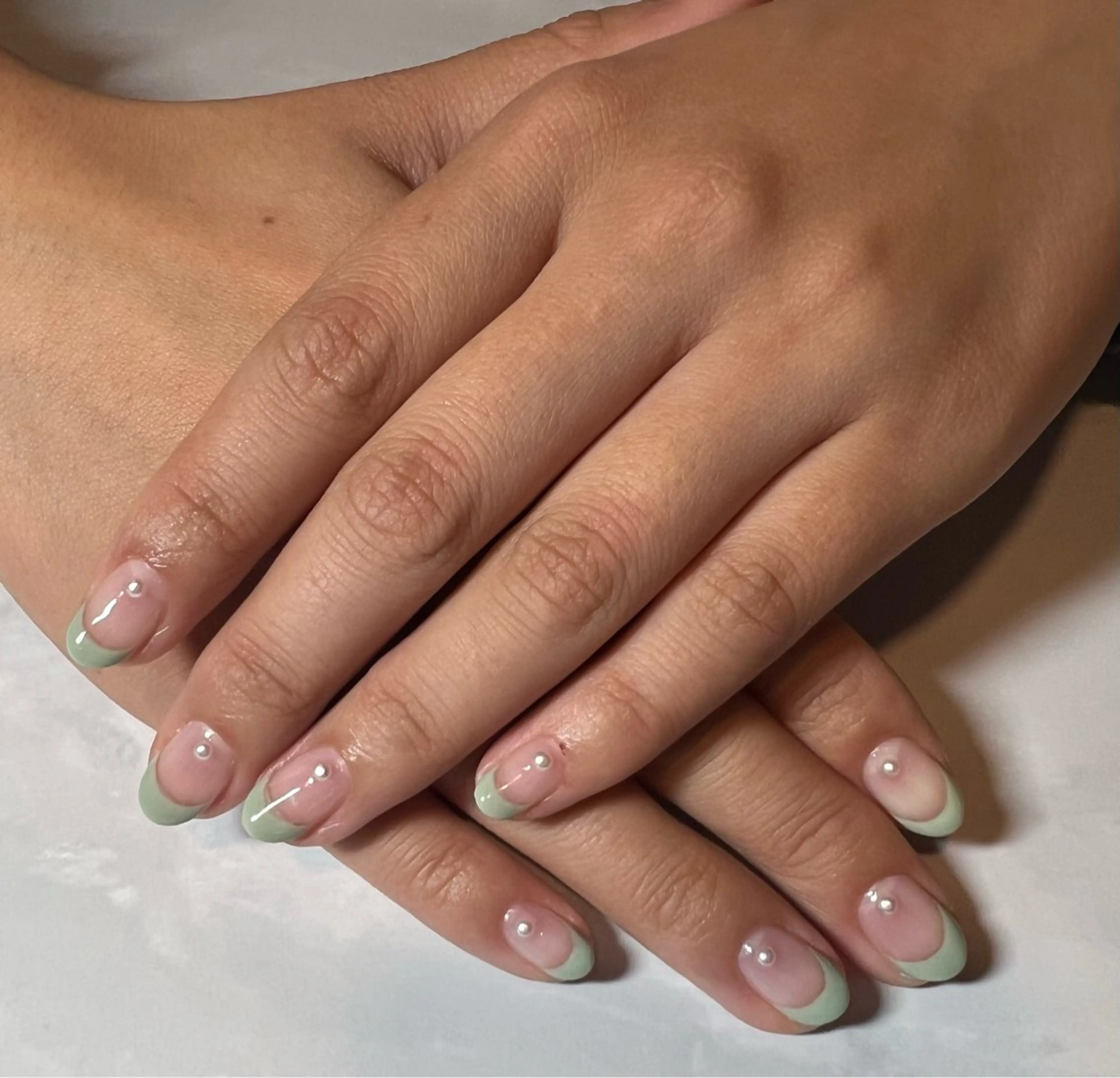 ネイル フレンチネイル Ｋｏｒｏｒ🌷 コロールのネイルデザイン