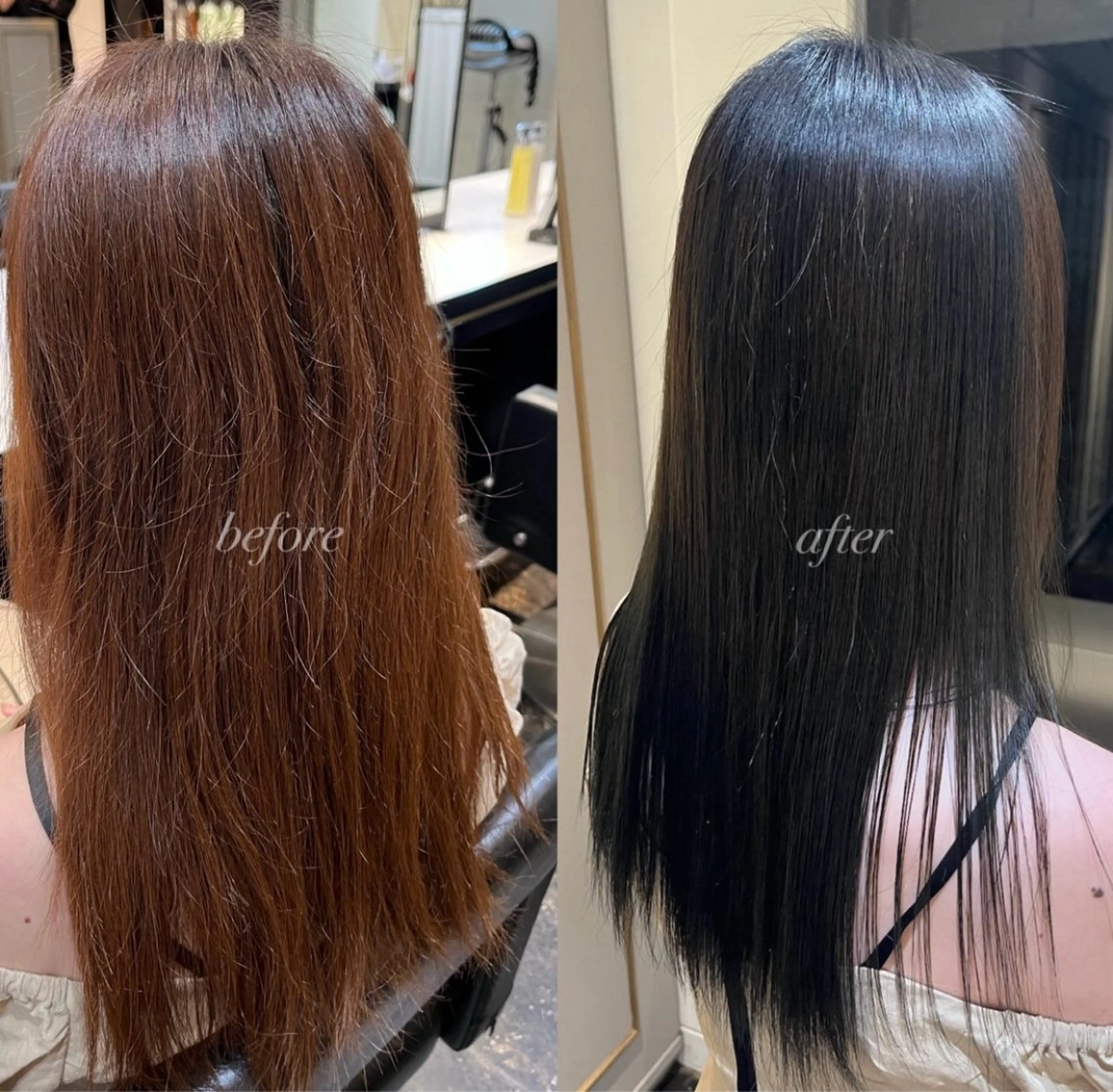 ロング 縮毛矯正 ren /waltのヘアスタイル