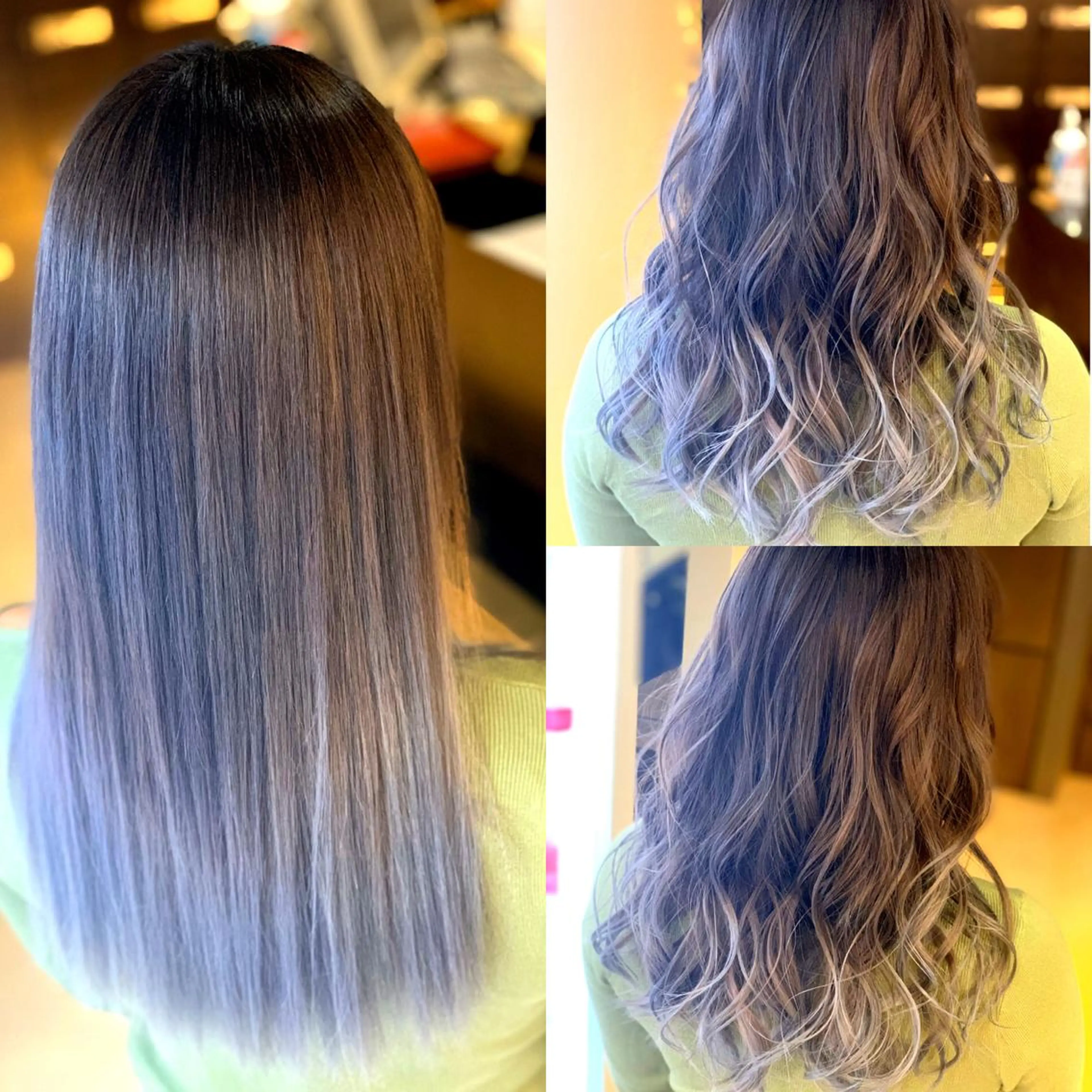 セミロング カラー グラデーションカラー ✂️大門 巧✂️ LAFF心斎橋店のヘアスタイル