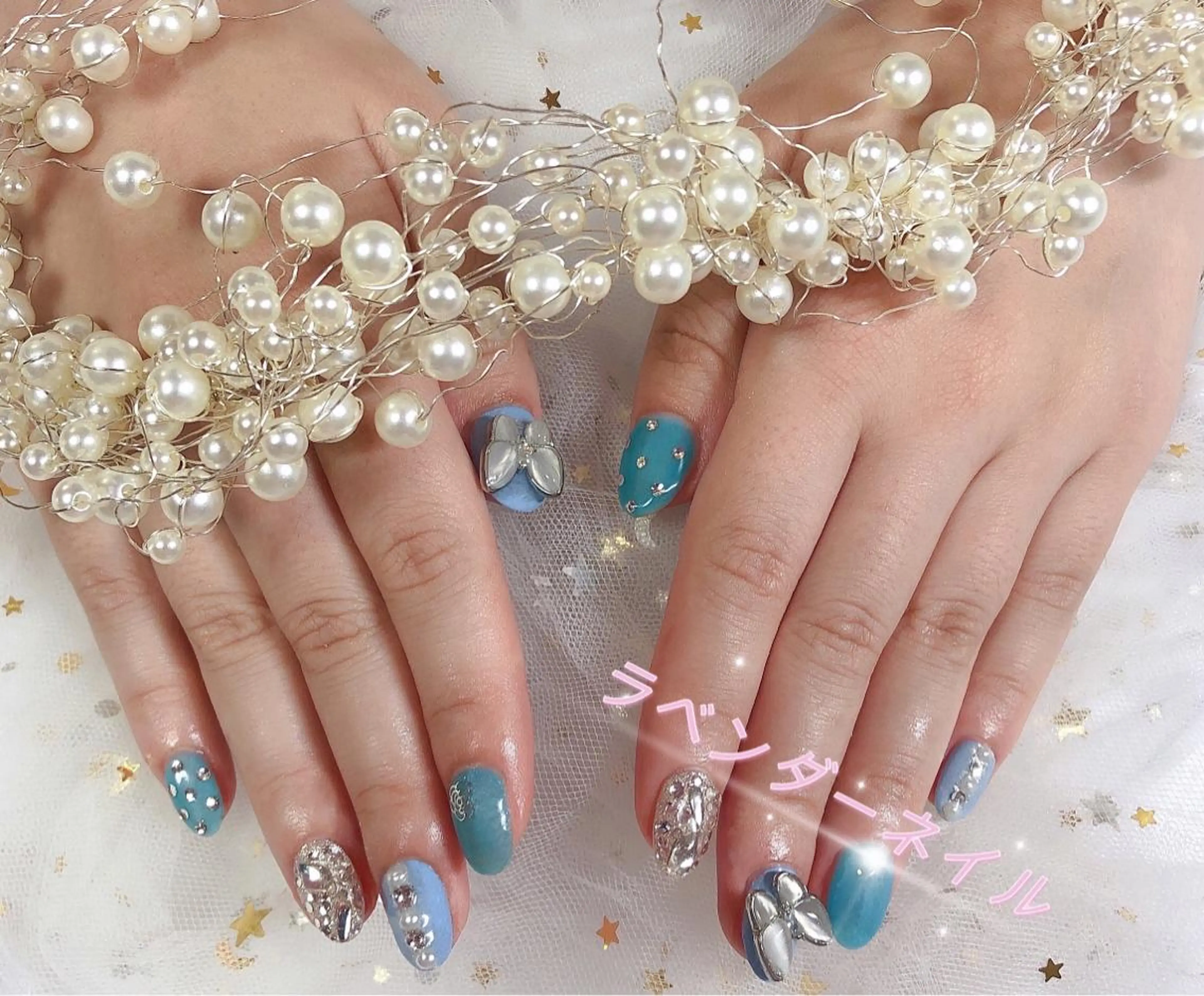 ネイル ラベンダー💖日暮里 ルル💖ネイルのネイルデザイン