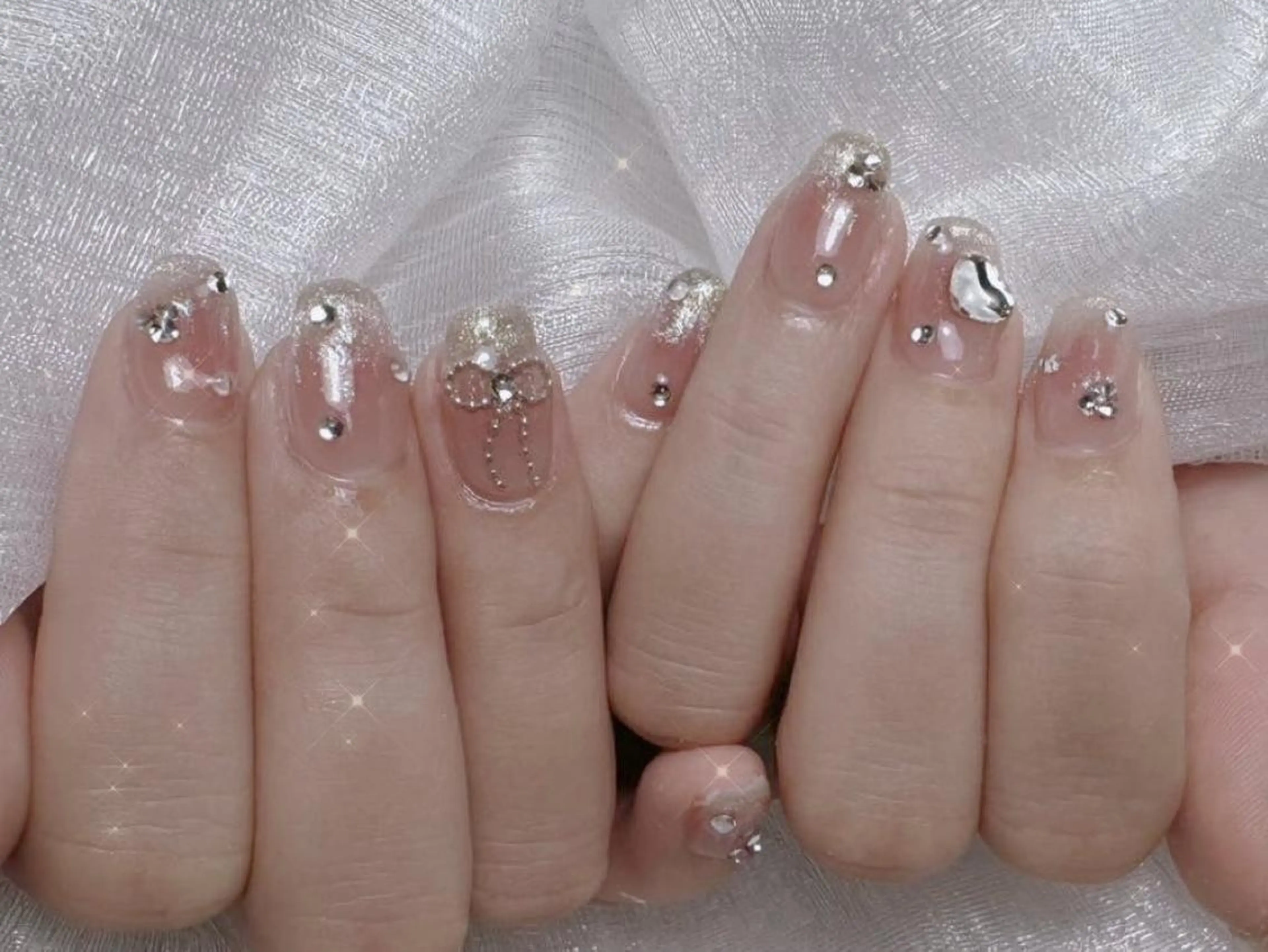 ネイル 🦋チップ長さだし 専門店🦋のネイルデザイン