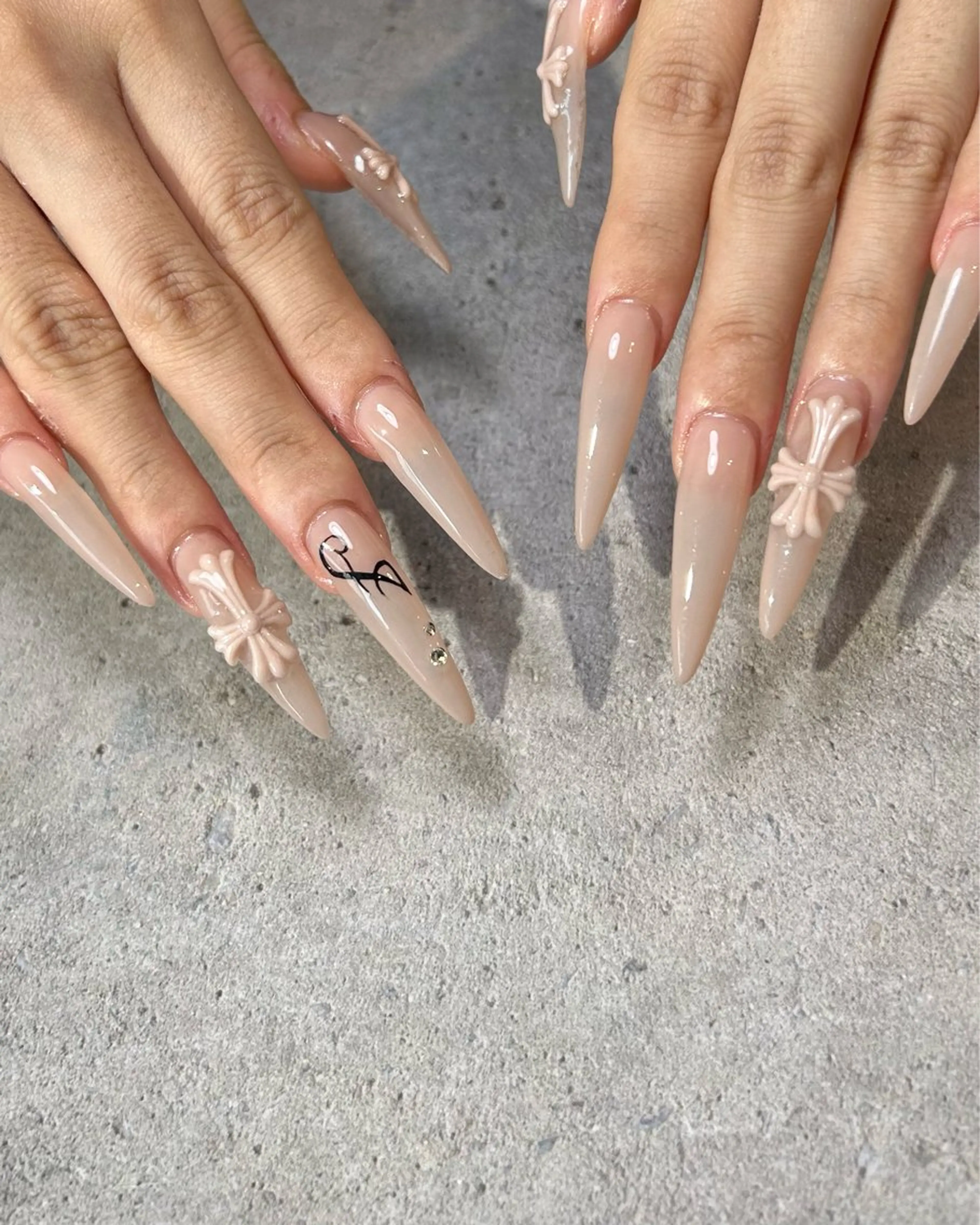 ネイル 持ち込み スカルプネイル ハンドネイル Reflection marikoのネイルデザイン