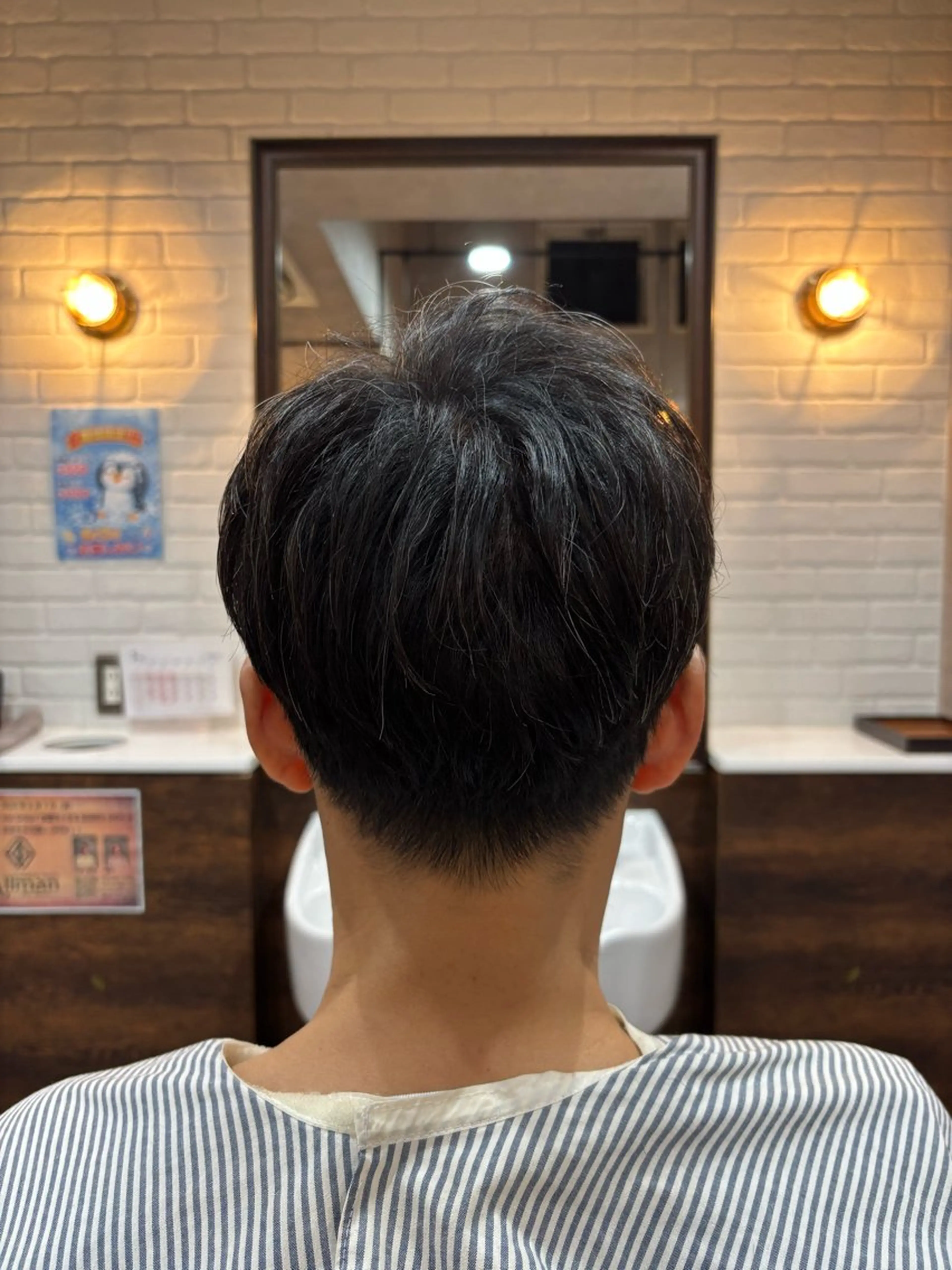 ショート メンズ 上田 美羽のヘアスタイル