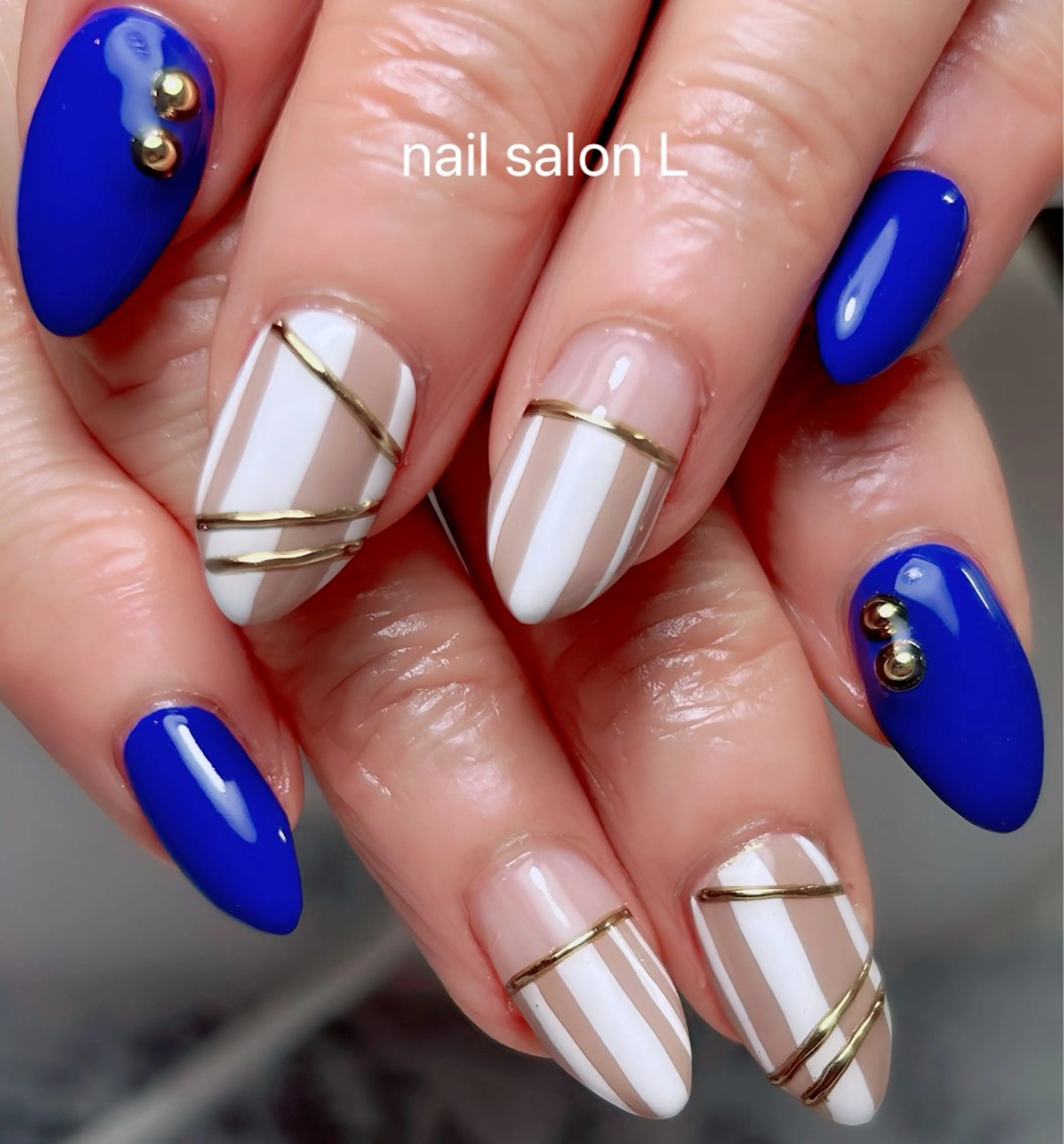 ネイル ハンドネイル 吉川市 ネイルサロンLのネイルデザイン