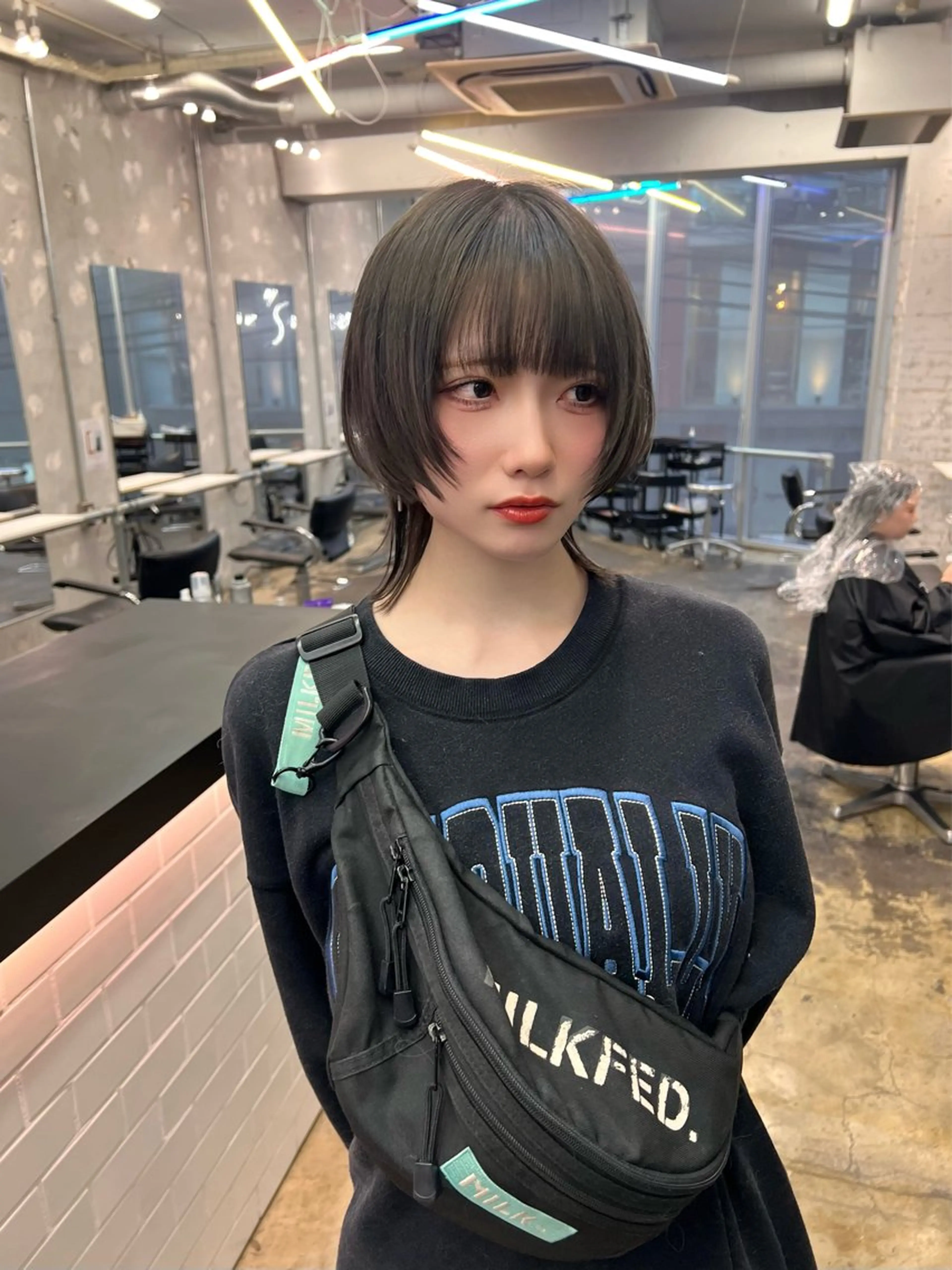 ショート カラー カット ヘアカラー トリートメント ヘアセット 🐺ウルフの神🐺 /カラー/けいすけのヘアスタイル