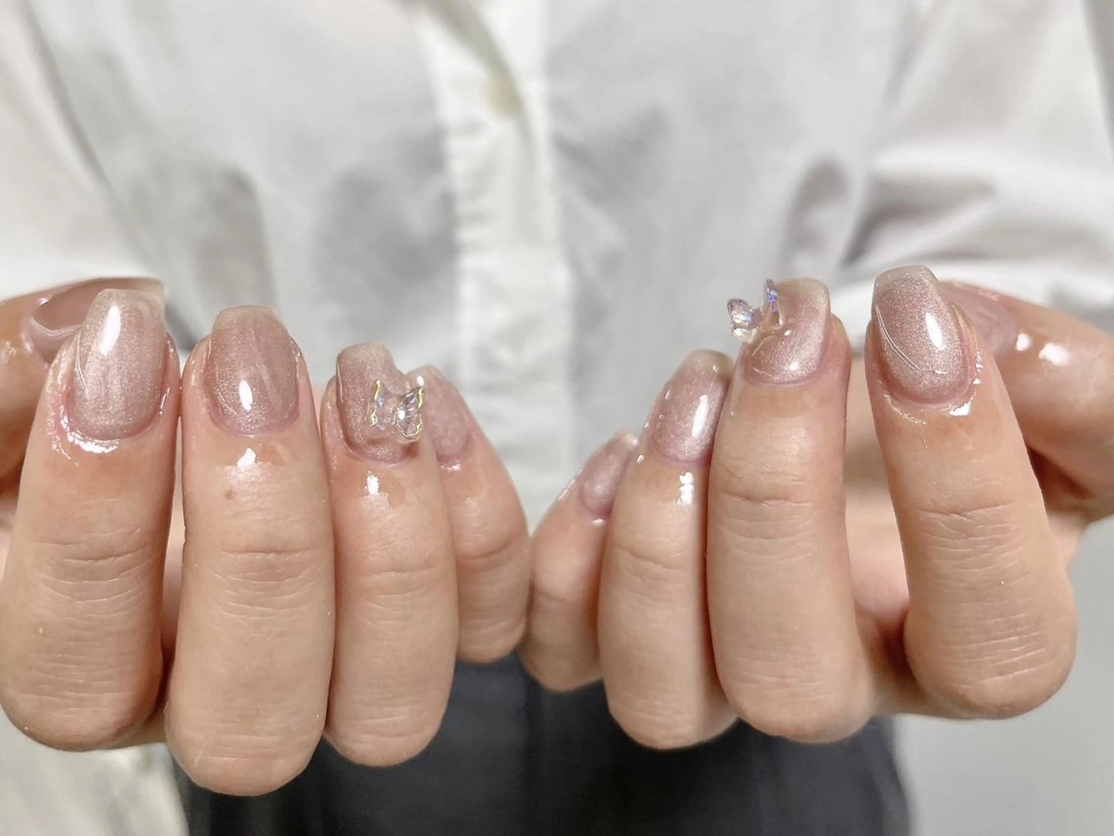 ネイル 🤎mini 🤍可愛らしいネイルのネイルデザイン