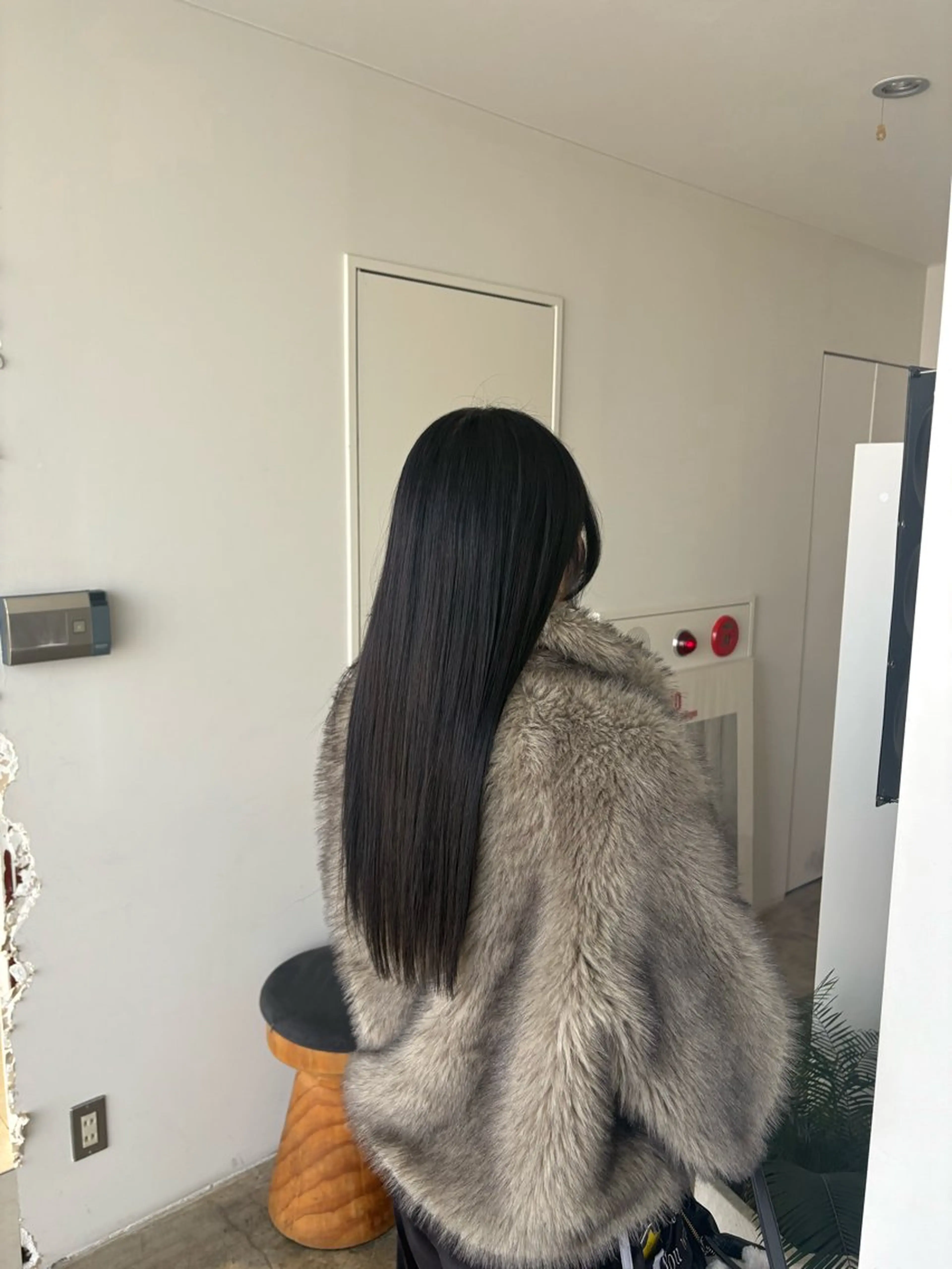 ロング カラー 黒髪 髪質改善/レイヤー/ 大阪/ヨシノヒメカのヘアスタイル