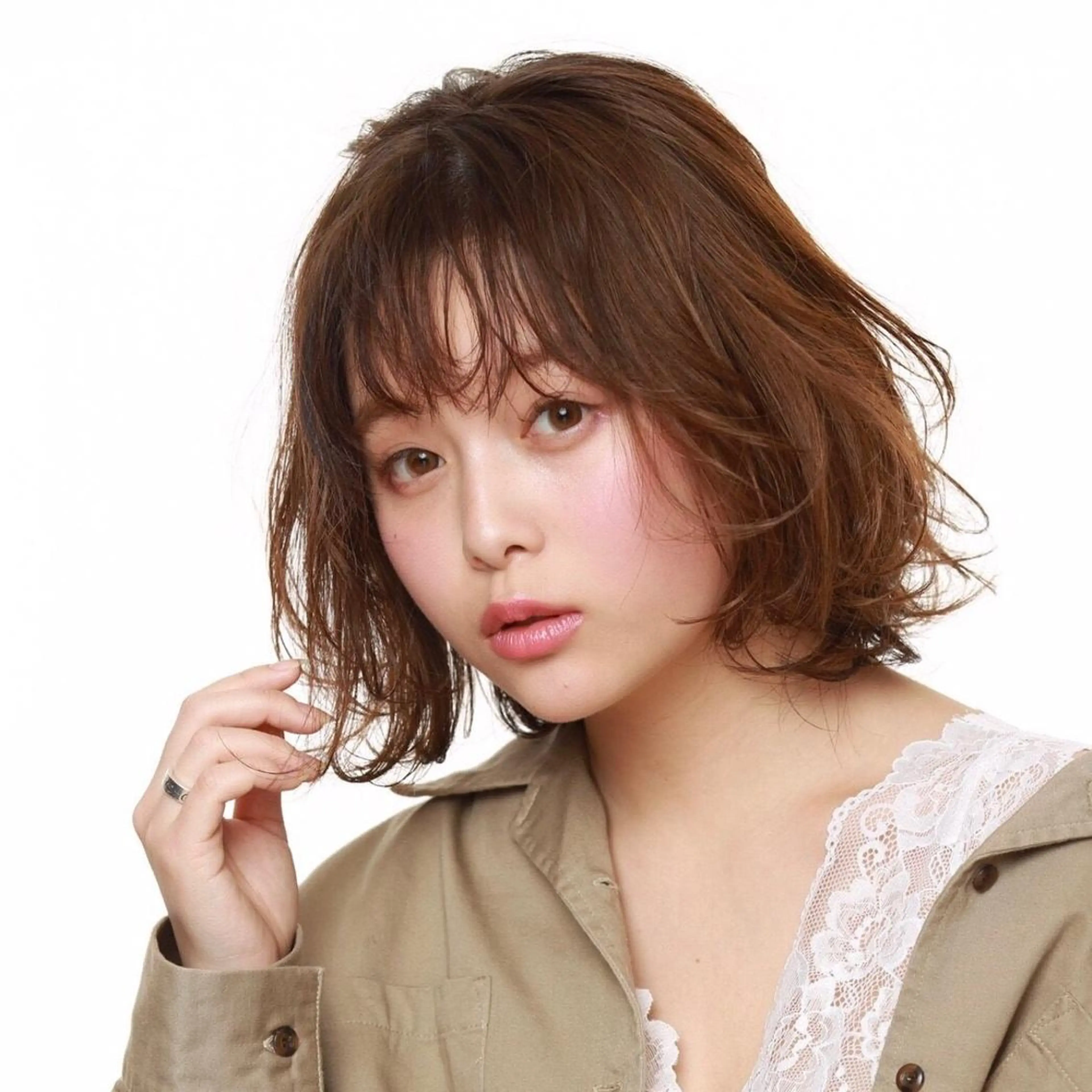 ショート 髪質改善ストレート、 カラー清野雄大のヘアスタイル