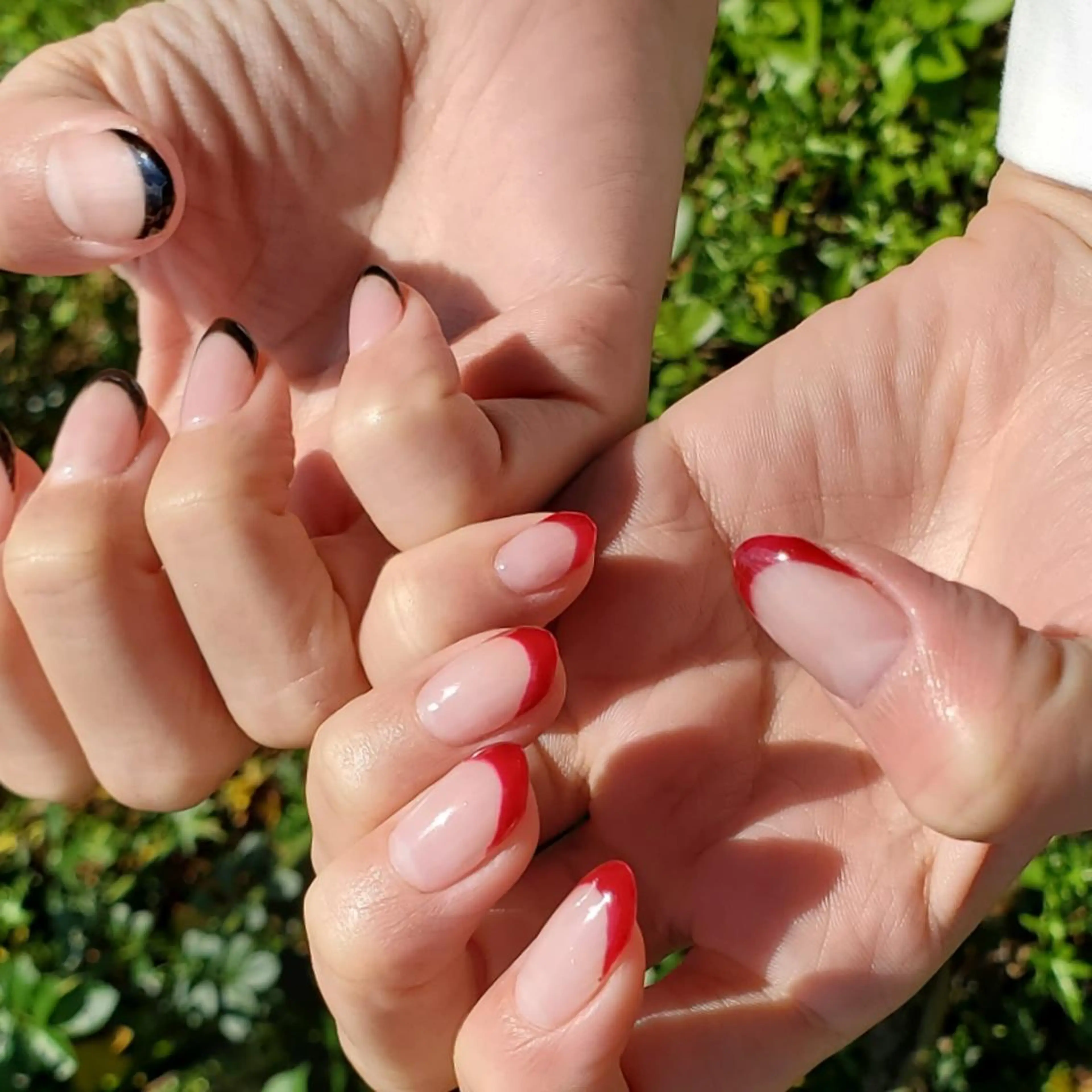 ネイル フレンチネイル MoM マムネイル原宿のネイルデザイン