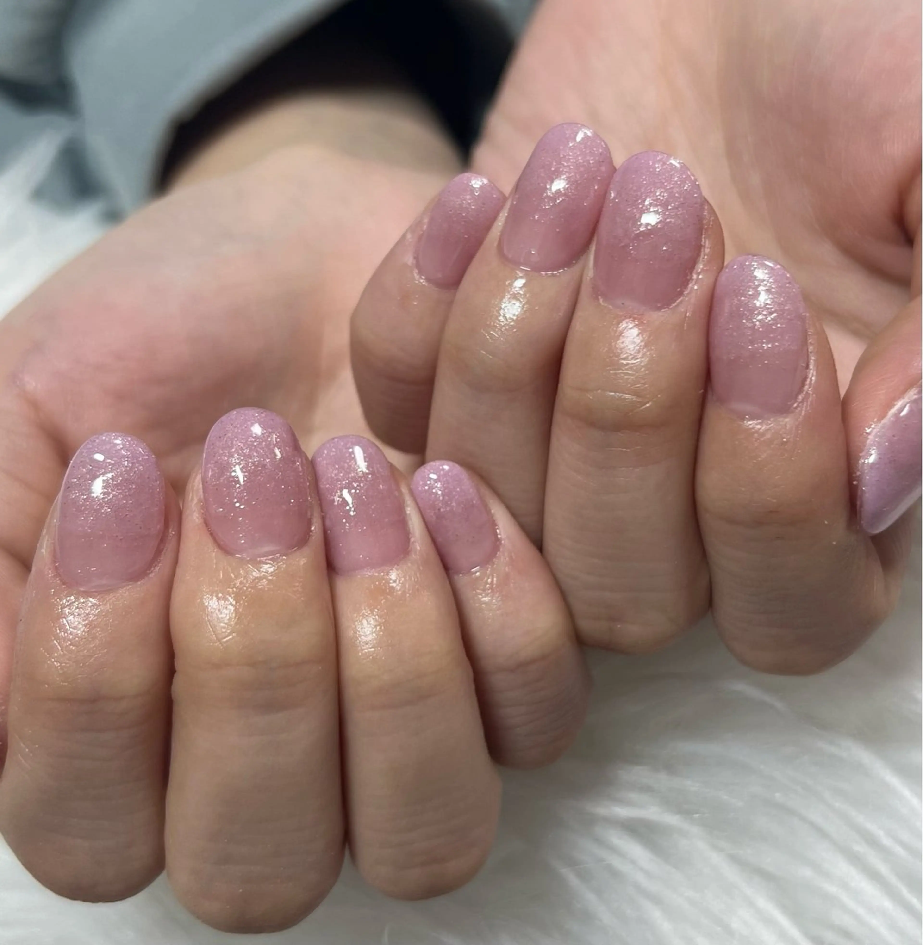 ネイル グラデーション ピンク ハンドネイル Pleasure / macoのネイルデザイン