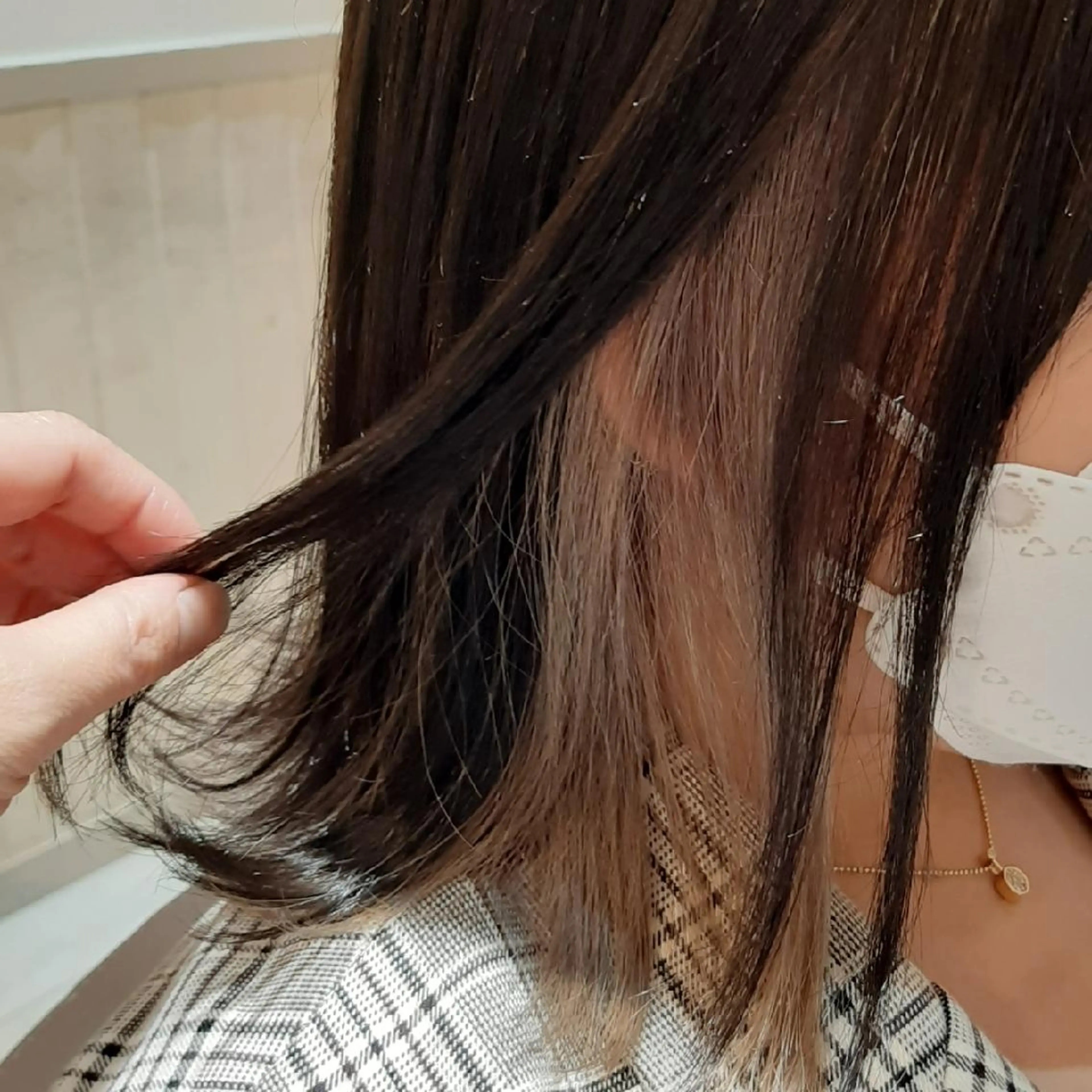 ミディアム はらだ ともこ☺︎のヘアスタイル