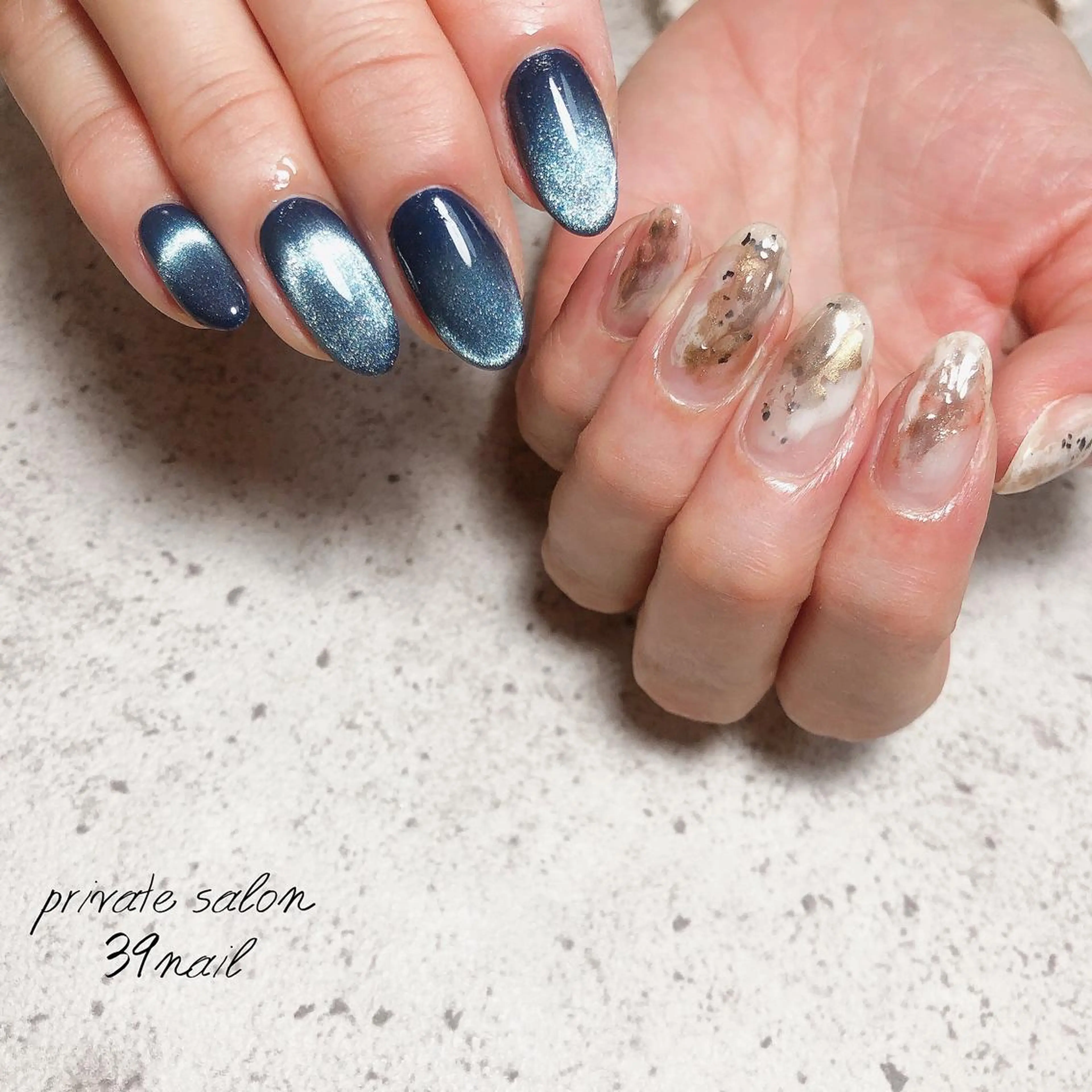 ミディアム ネイル ハンドネイル 京橋 【39nail】のネイルデザイン