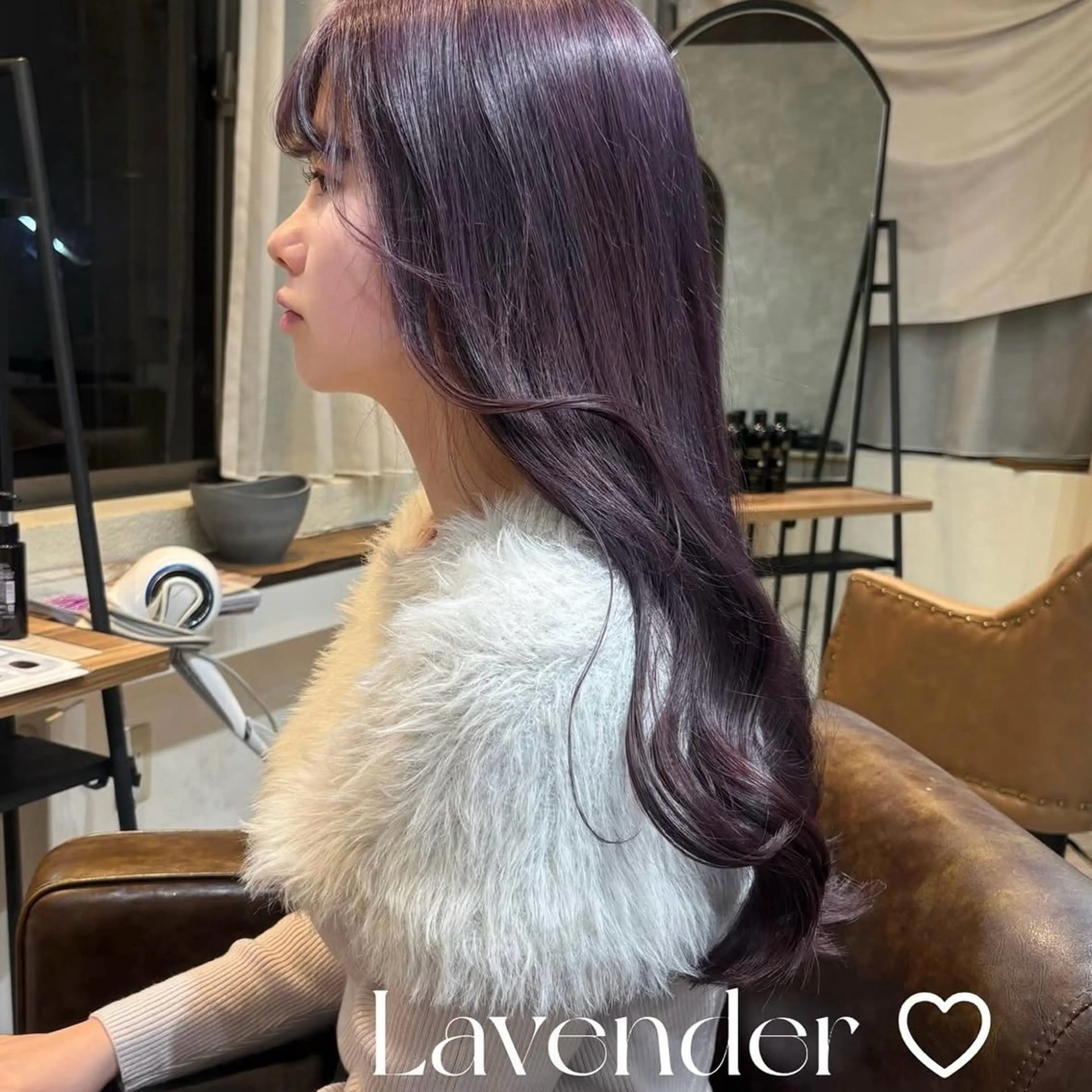ロング カラー ヘアカラー トリートメント Aoi 🎀 Ly hairのヘアスタイル