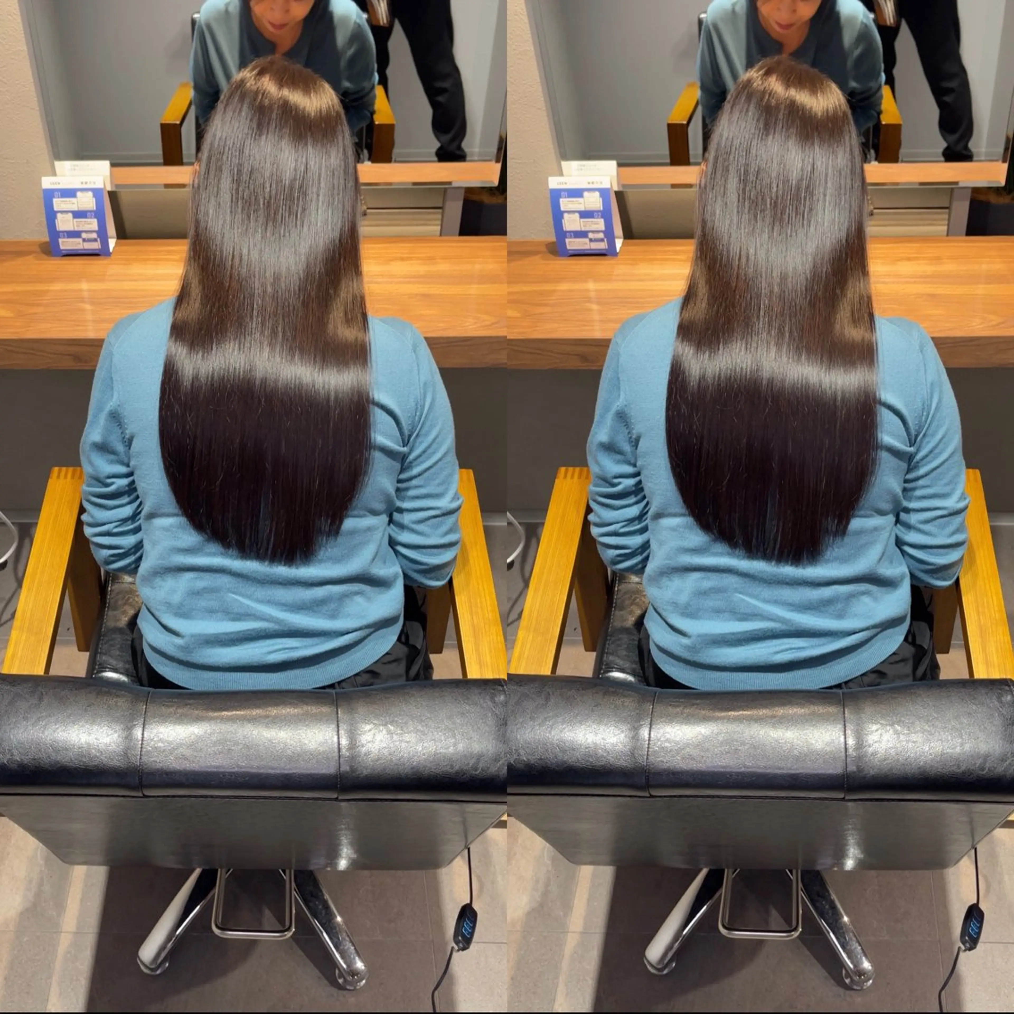 ⭐️ストレートコース⭐️カット+フル縮毛矯正+内部補修トリートメントの写真