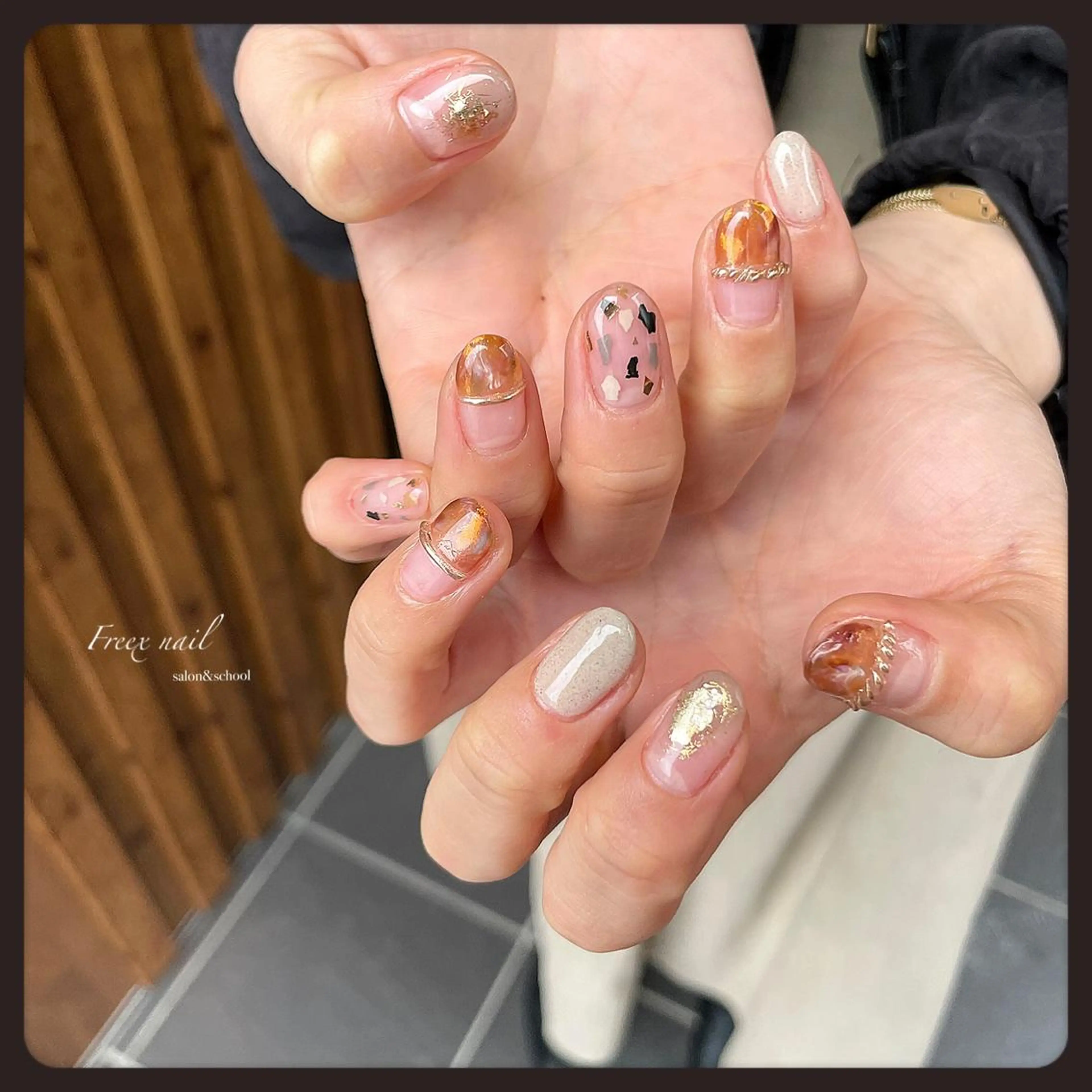 ネイル クリアネイル ニュアンスネイル ハンドネイル ハンドケア freex nail /ニュアンス/個性派のネイルデザイン