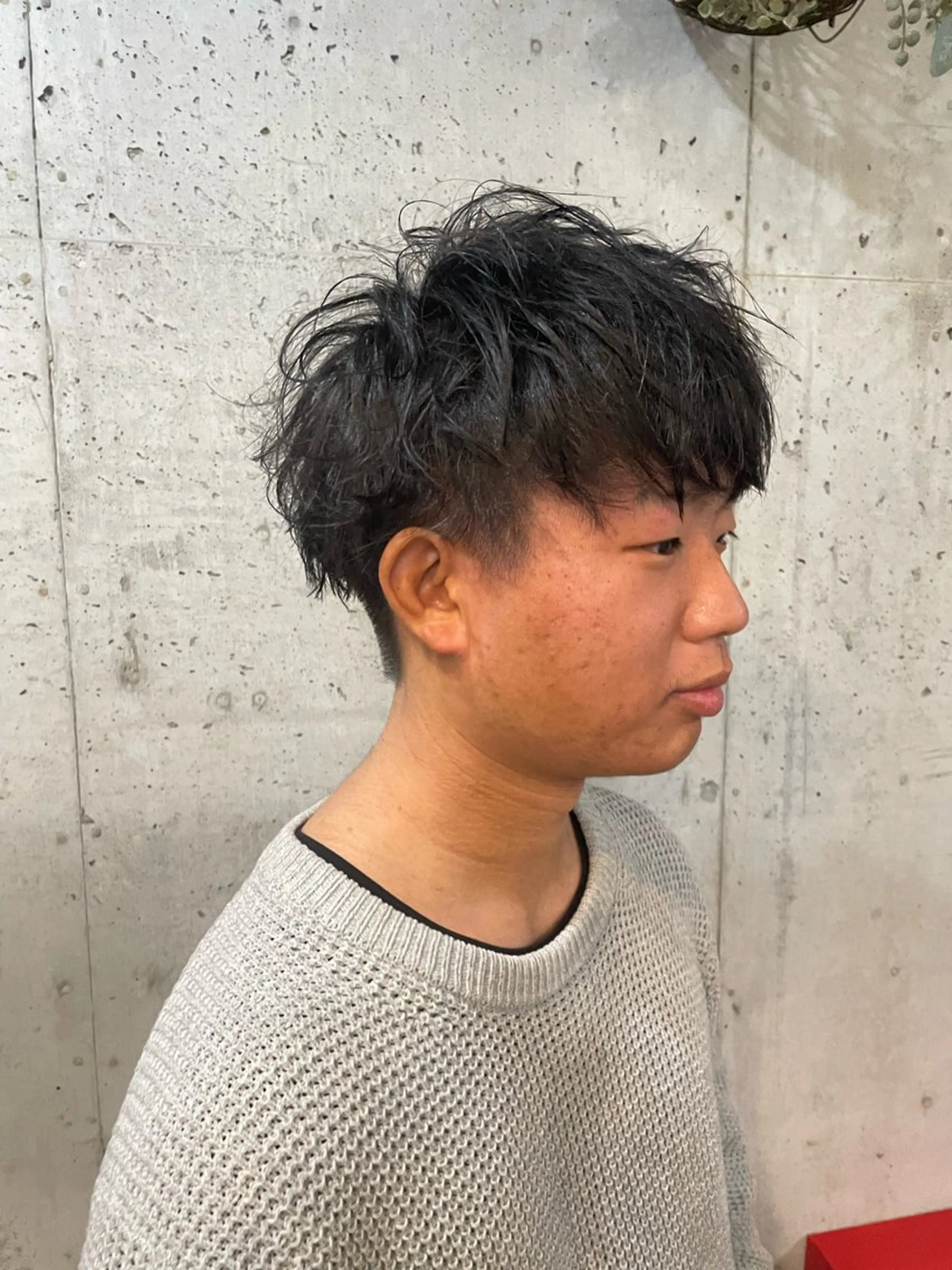 メンズ マッシュ ツーブロック カット ヘアセット 心斎橋/メンズ /ルレイル/地形真希のヘアスタイル